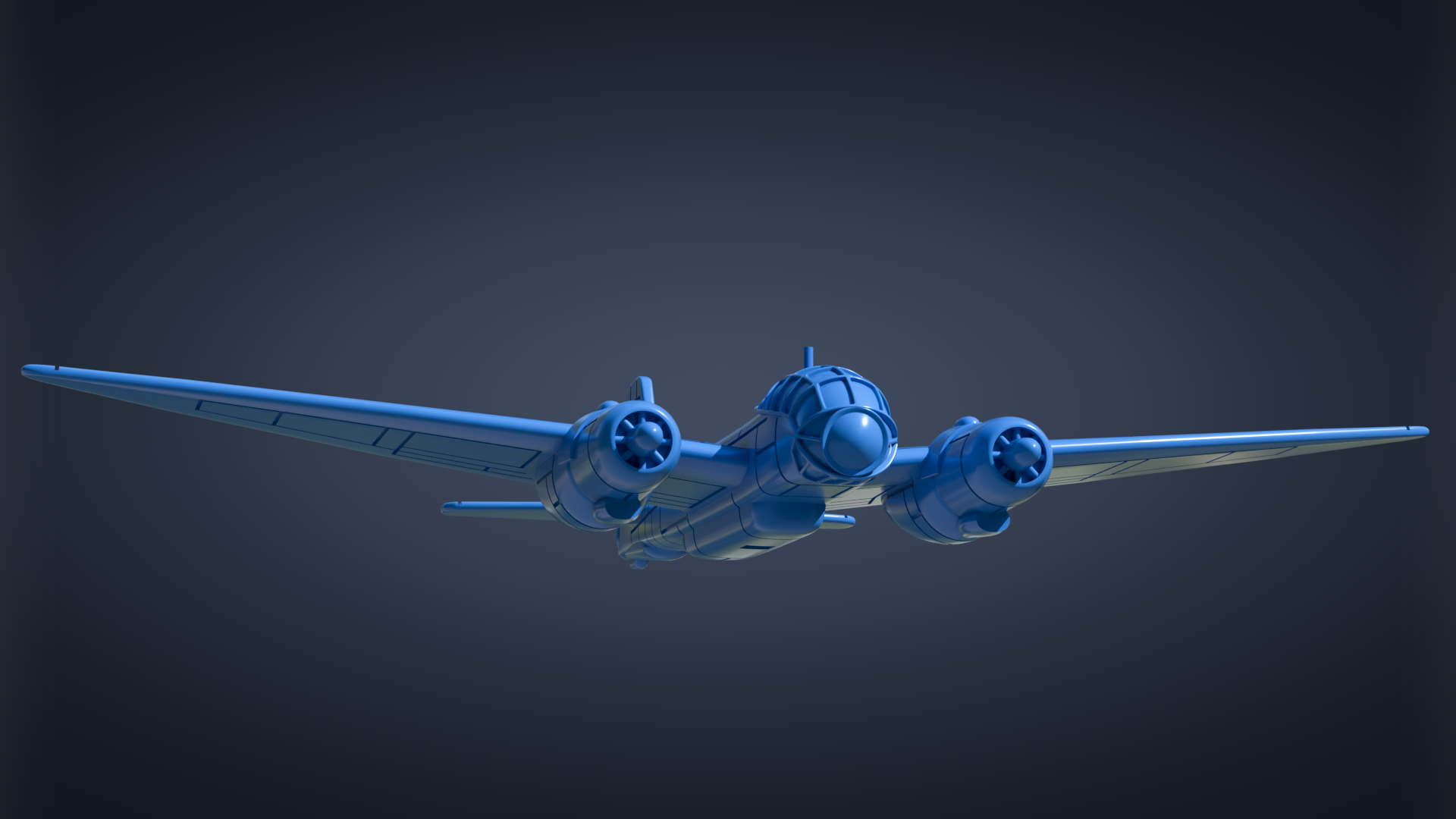 Junkers Ju-388 - WWII Battle Planes - 1/200 Scale - wargame3d