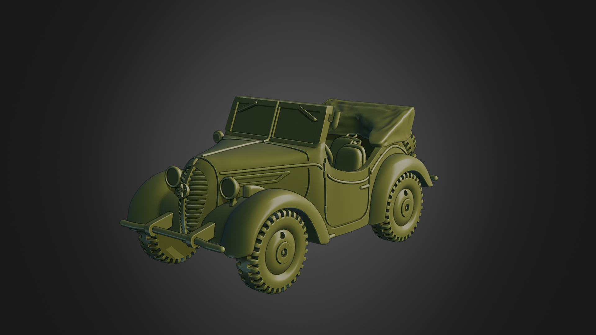 Type 95 Kurogane Scout car- Japanese Army - 28mm Scale - wargame3d