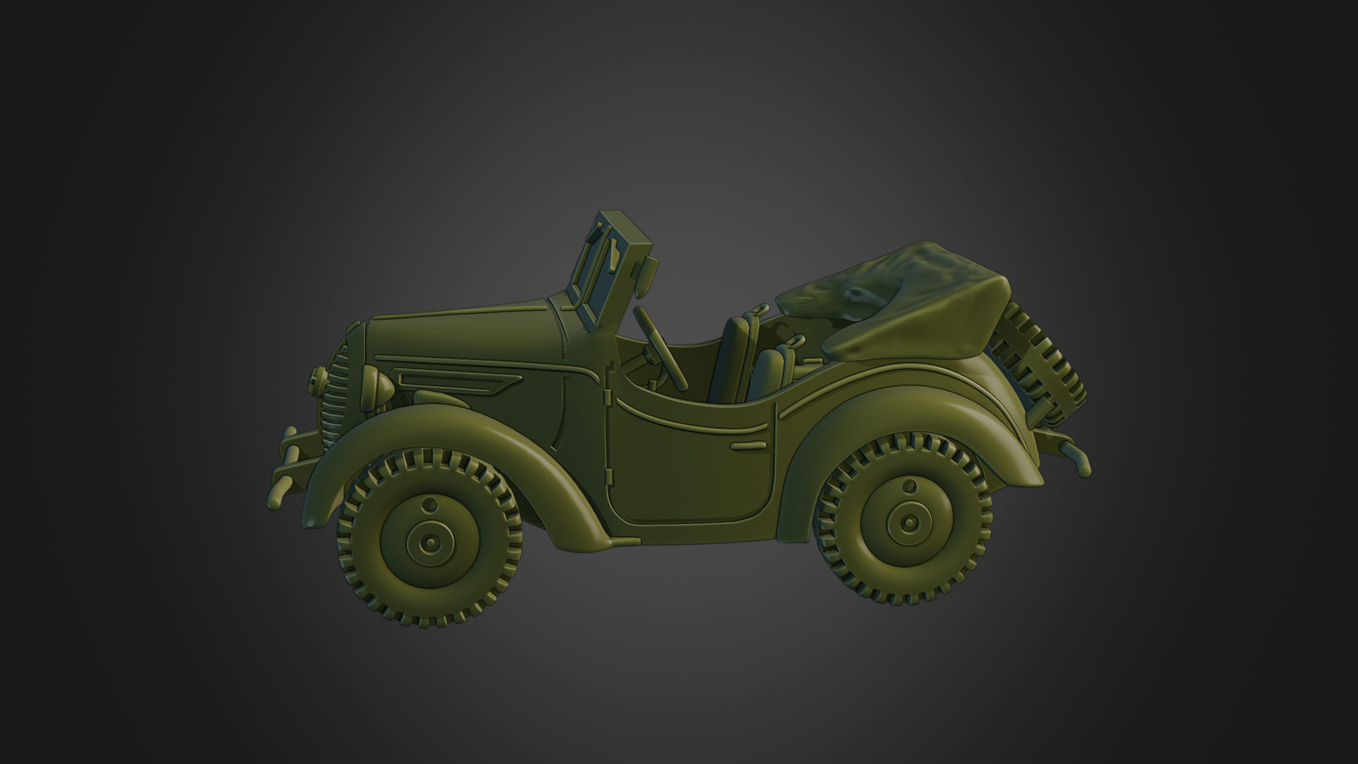 Type 95 Kurogane Scout car- Japanese Army - 28mm Scale - wargame3d