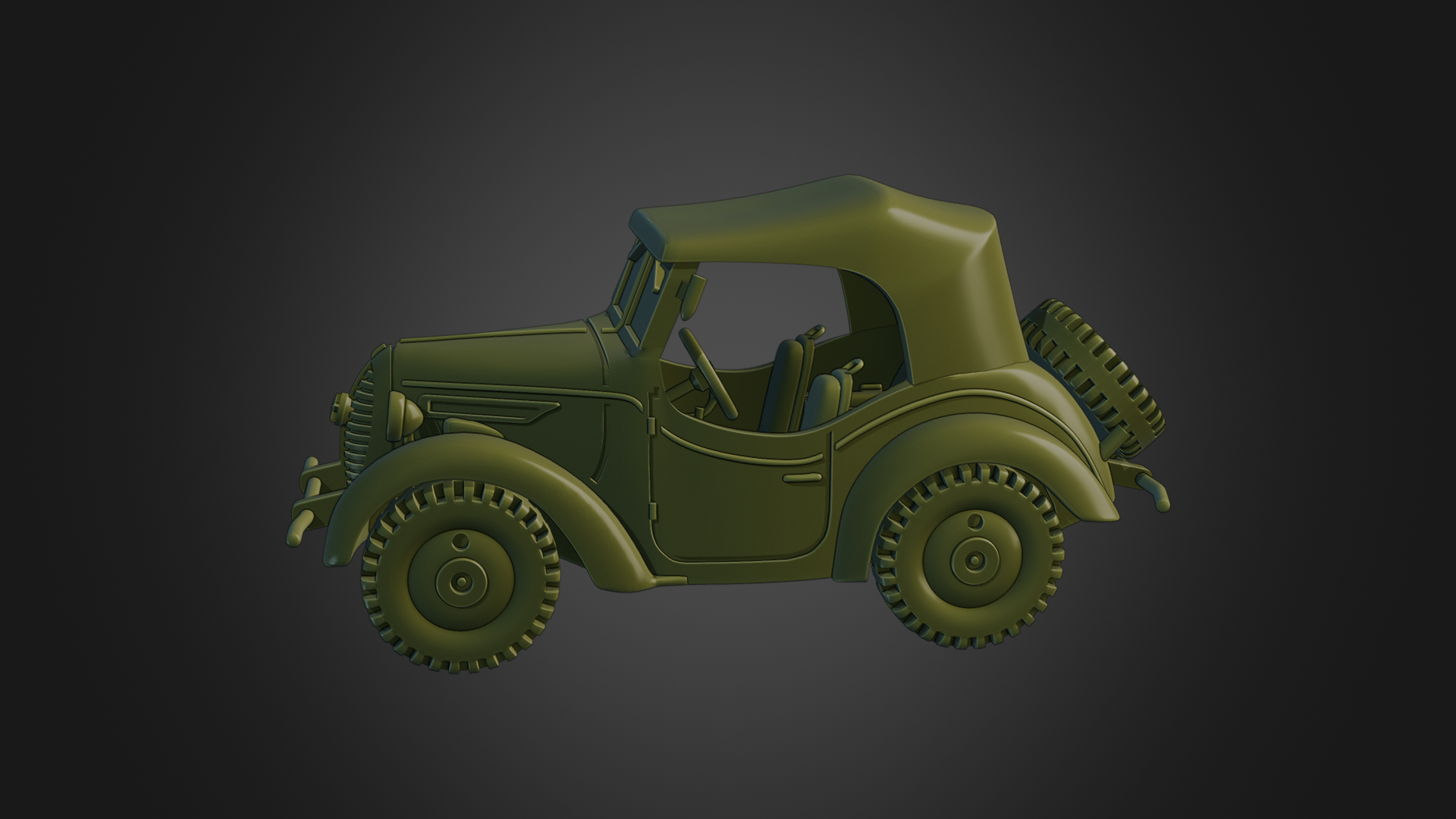 Type 95 Kurogane Scout car- Japanese Army - 28mm Scale - wargame3d