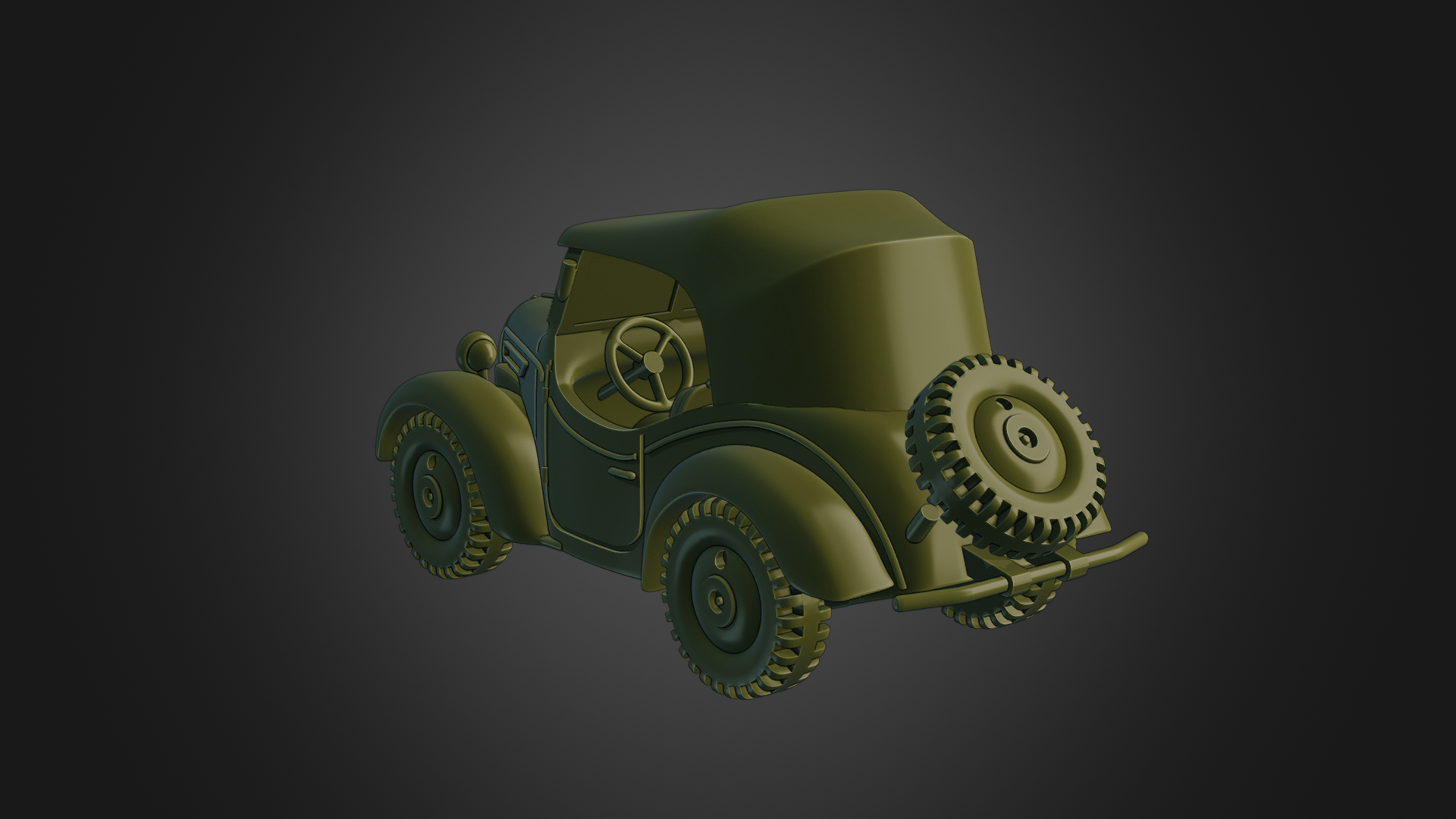 Type 95 Kurogane Scout car- Japanese Army - 28mm Scale - wargame3d