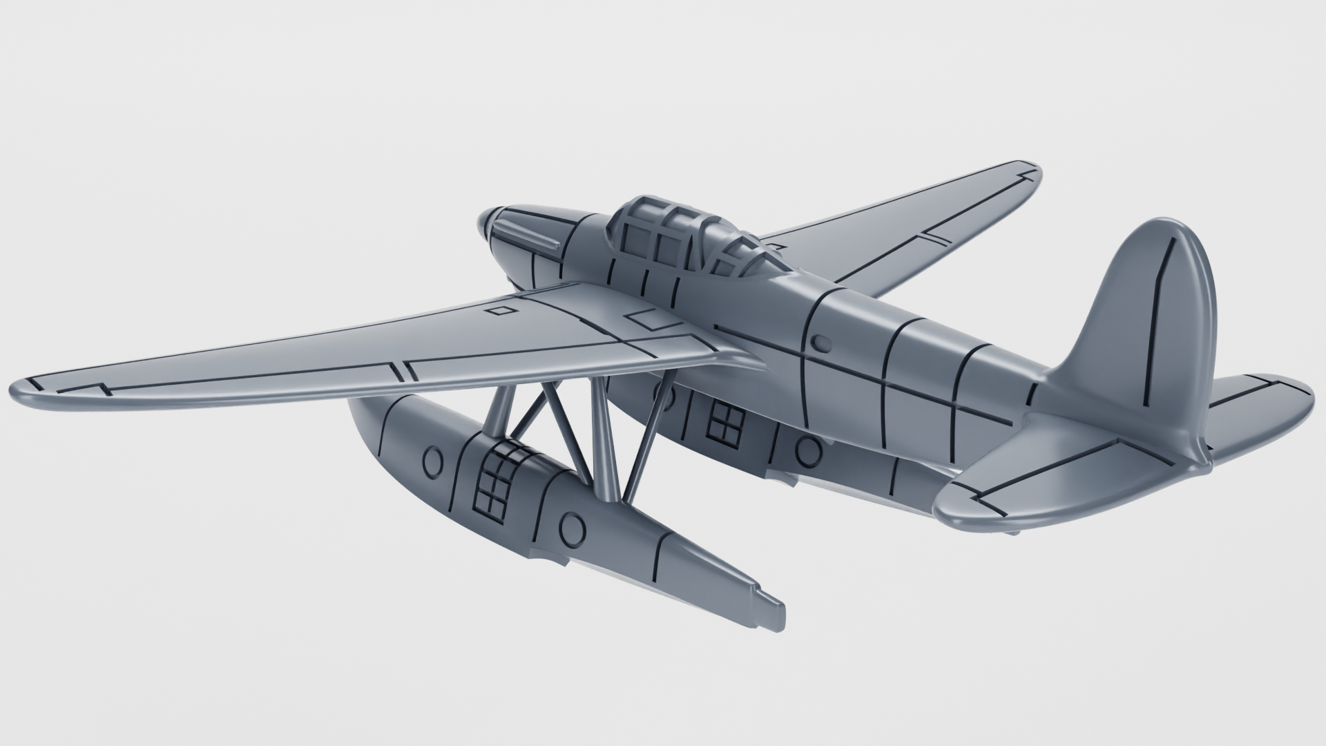 Latecoere 298 - French Aircraft of WWII - 1:200 Scale - Great for Table Top War Games and Dioramas - Resin - wargame3d