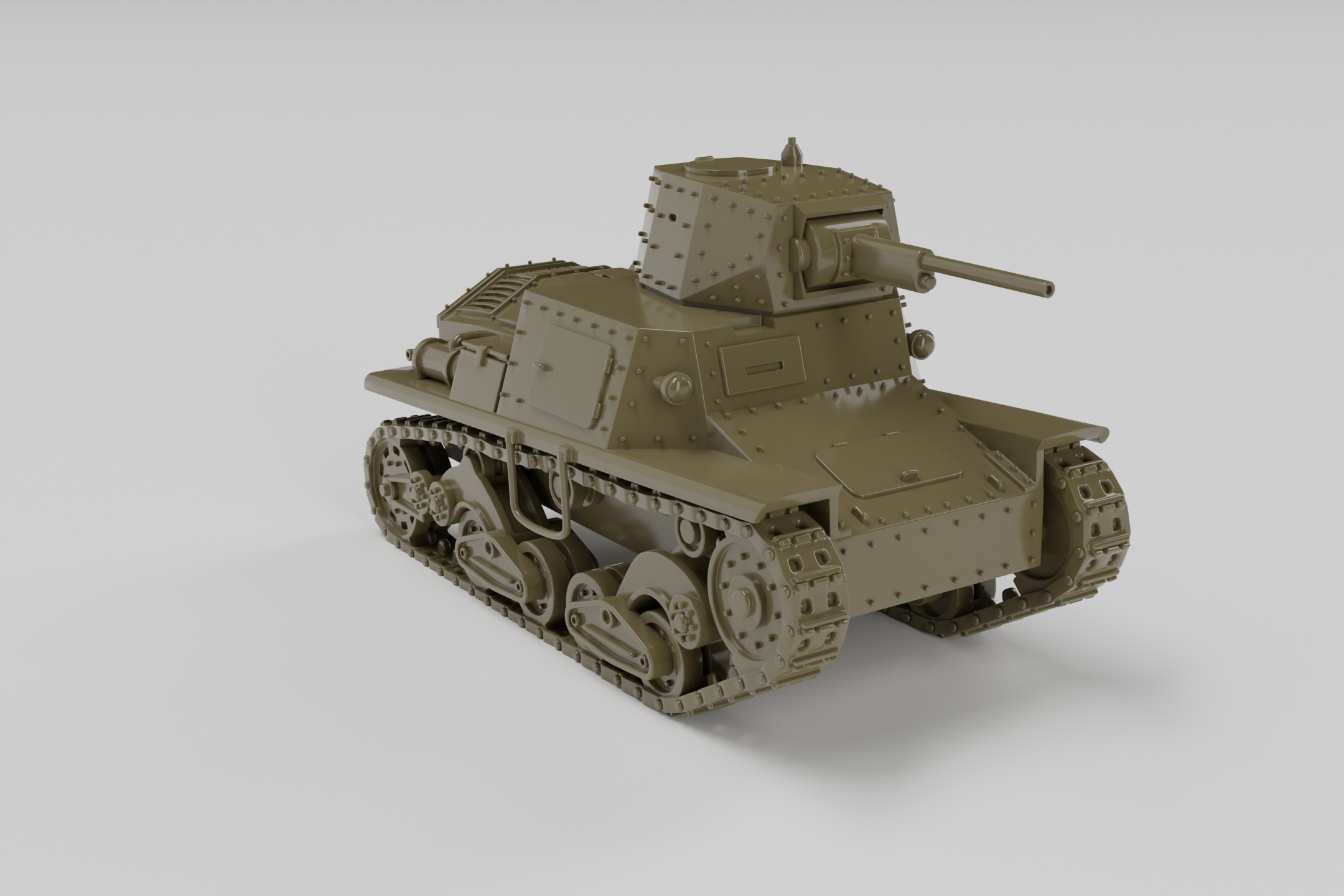 Carro Armato L6-40 Lanciafiamme - Italian Army - 28mm Scale - wargame3d