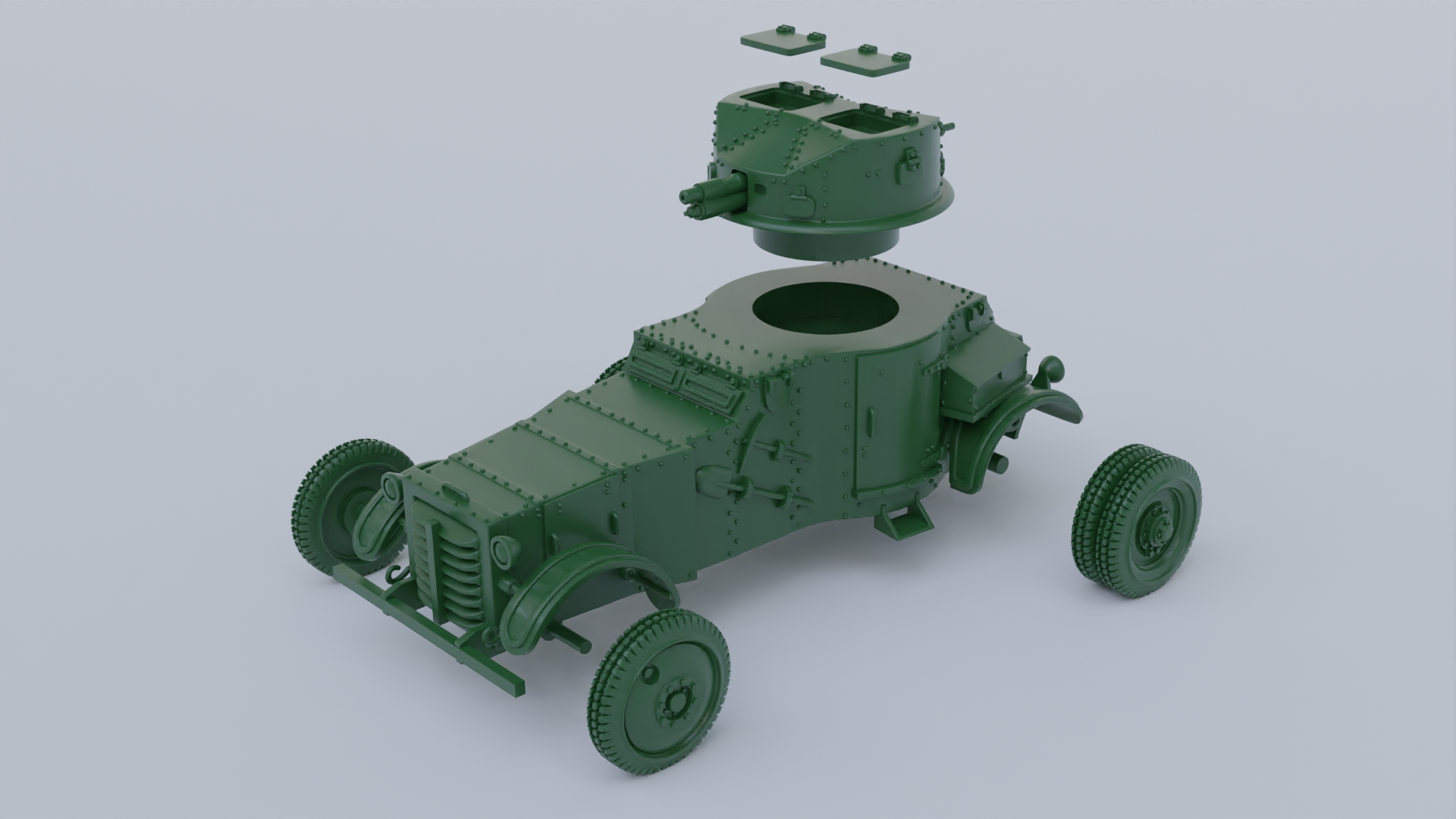 White-Laffly AMD 50 - French Army - wargame3d- 28mm Scale