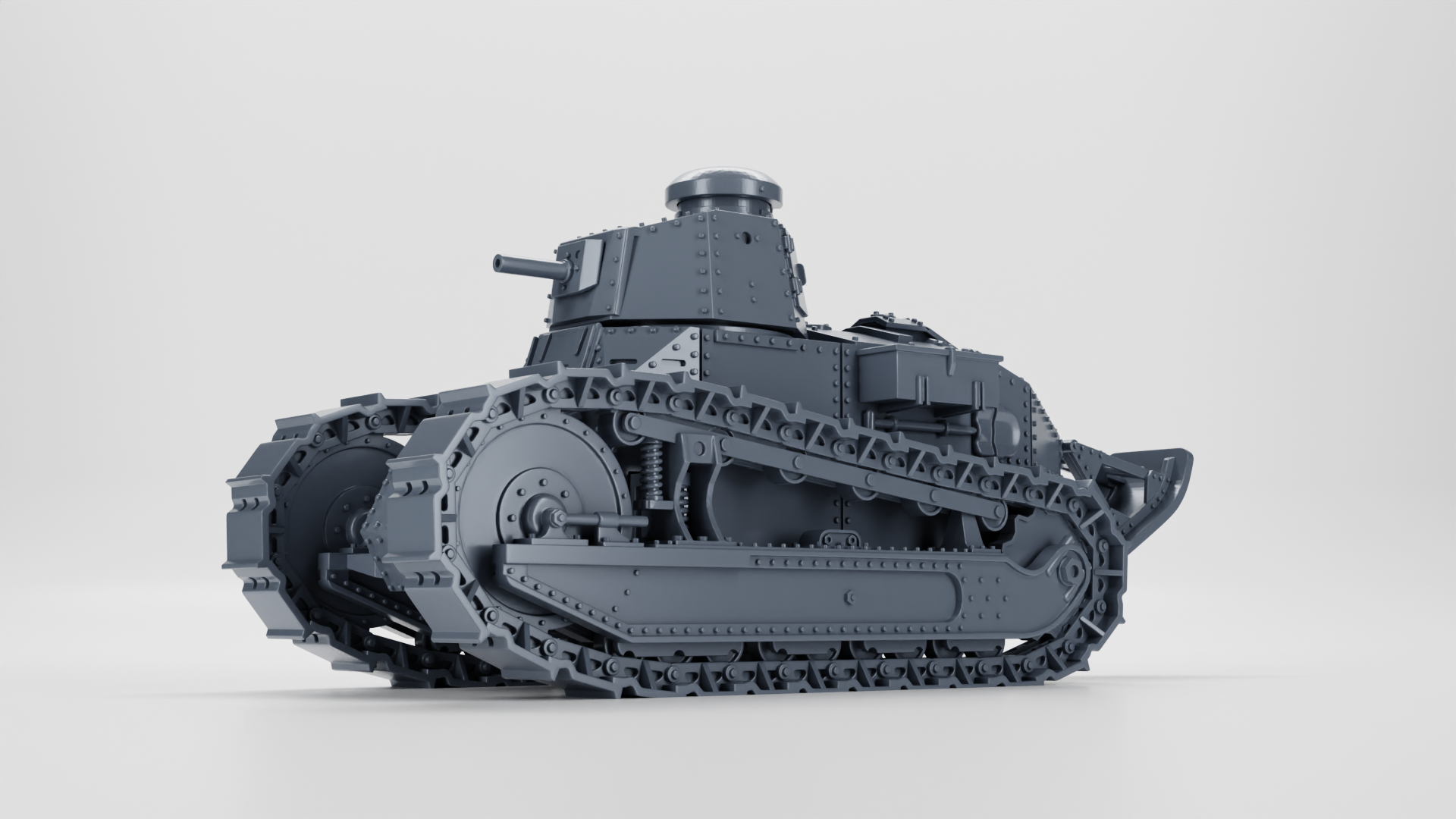 M1917 Light Tank - 28mm Scale - wargame3d