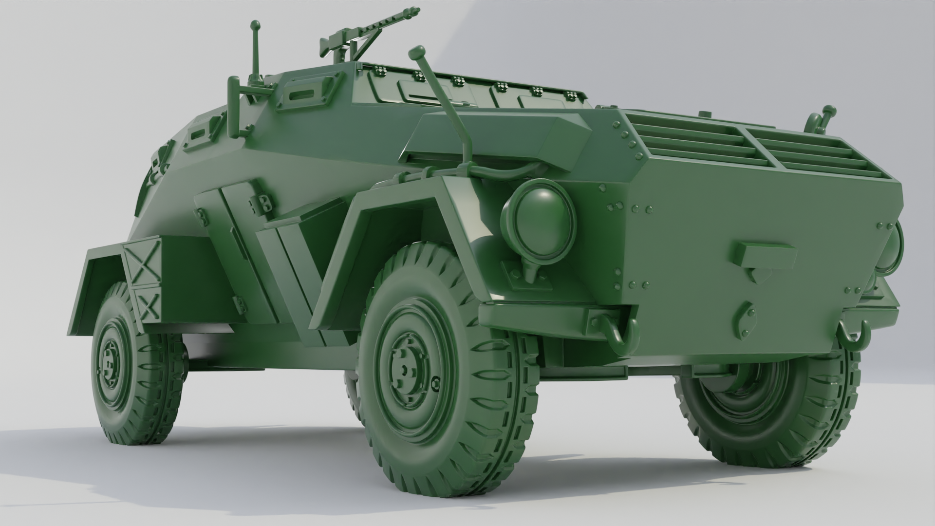 Sd.Kfz.247 Ausf.B (4 Rad) - German Army - 28mm Scale - wargame3d