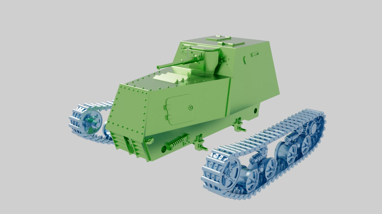 Tractor tank KhTZ-16 - wargame3d- 28mm Scale - Russian Army - Bolt Action