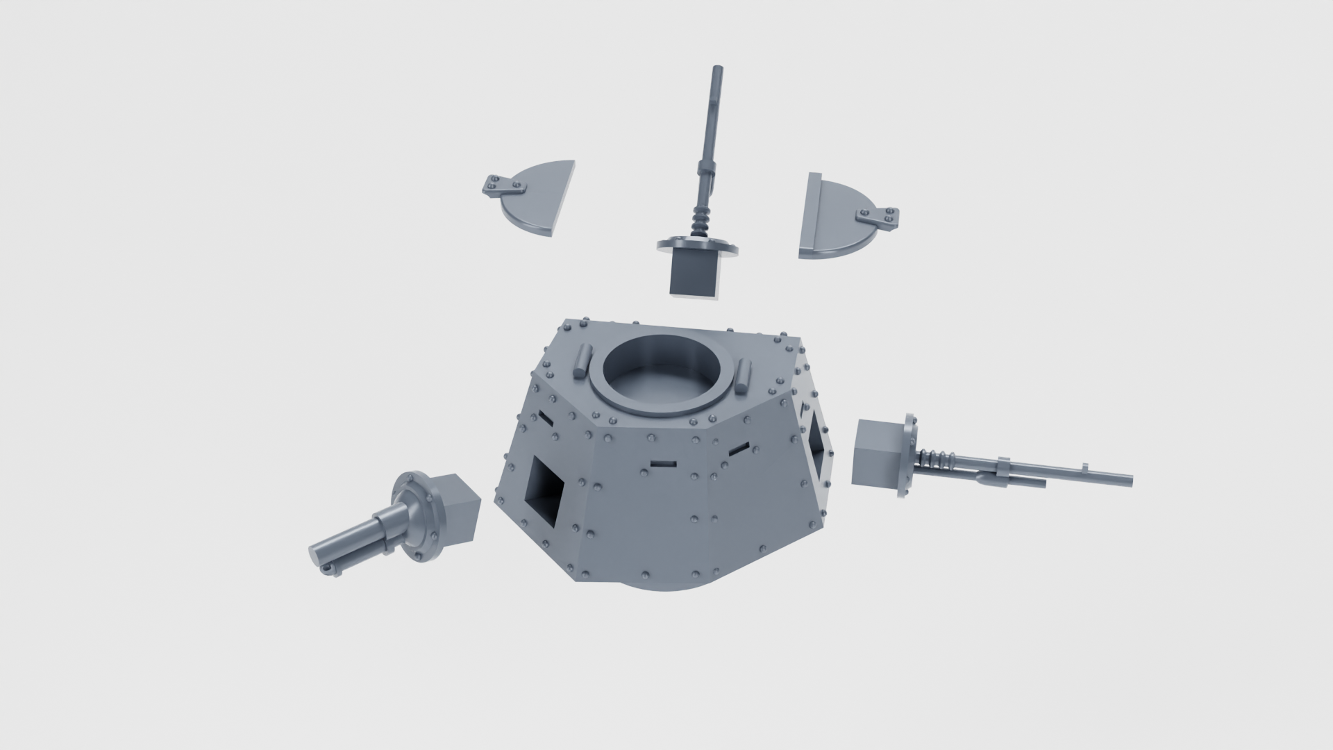 Heavy Armored car Wz.29 Ursus - Polish Army - 28mm Scale - wargame3d