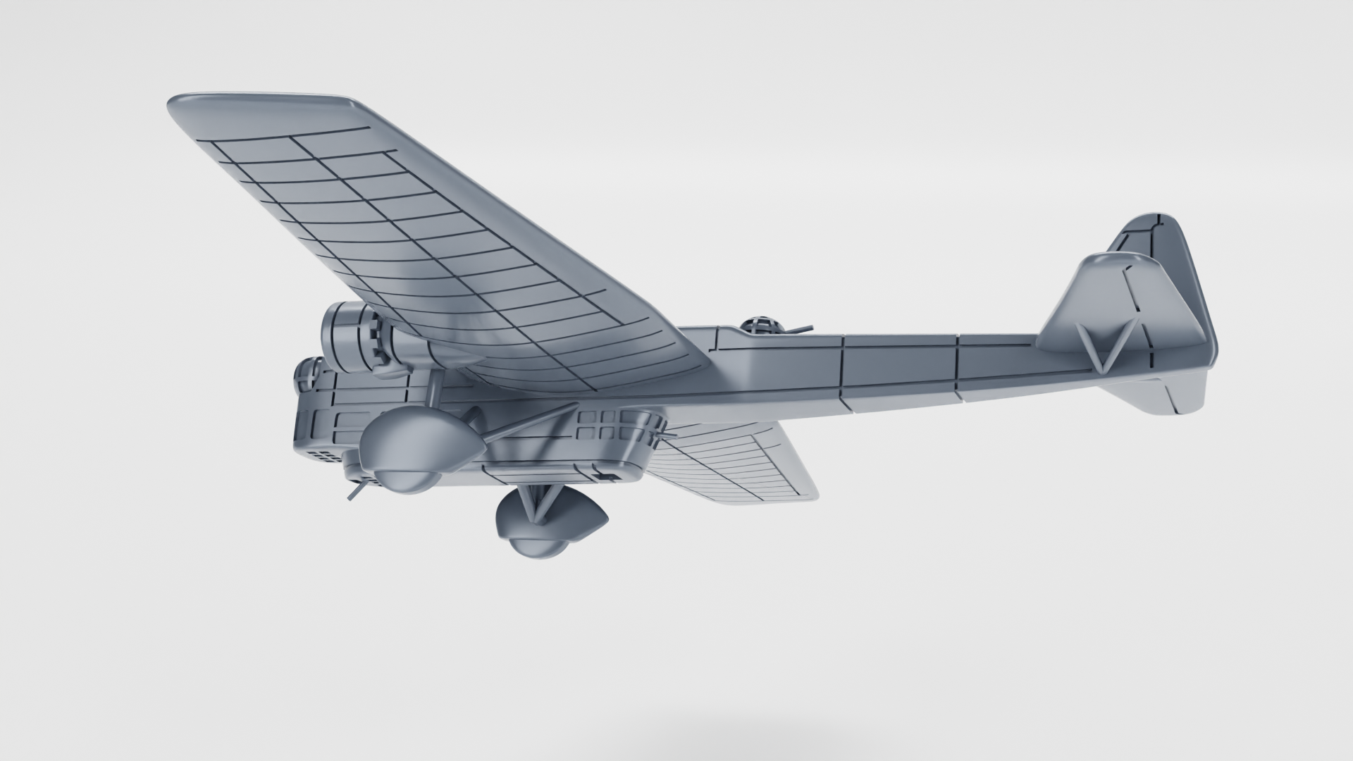 Amiot 143 - French Aircraft of WWII - 1:200 Scale - Great for Table Top War Games and Dioramas - Resin - wargame3d
