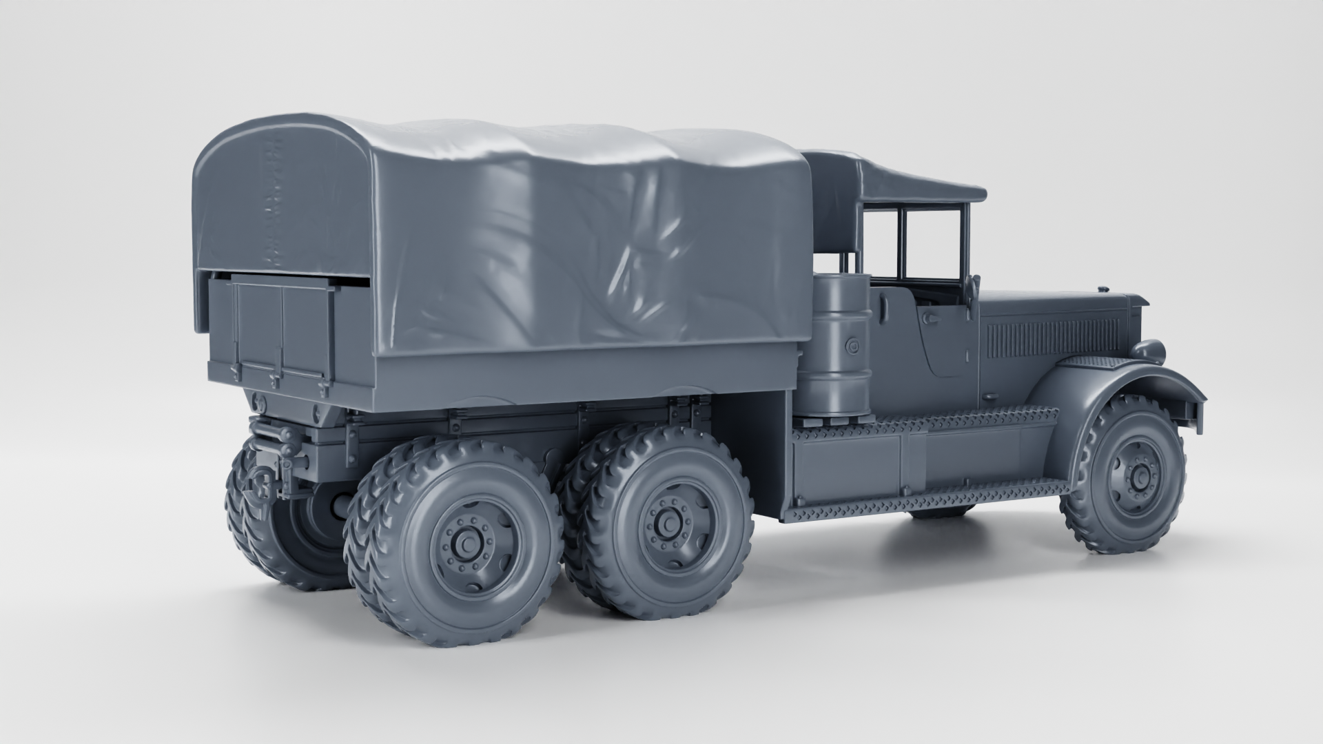 M19 Tank Transporter (US) - HEAVY TRANSPORTERS+TRAILERS of WW2 - US Army - 28mm Scale - Tank - Miniature - wargame3d