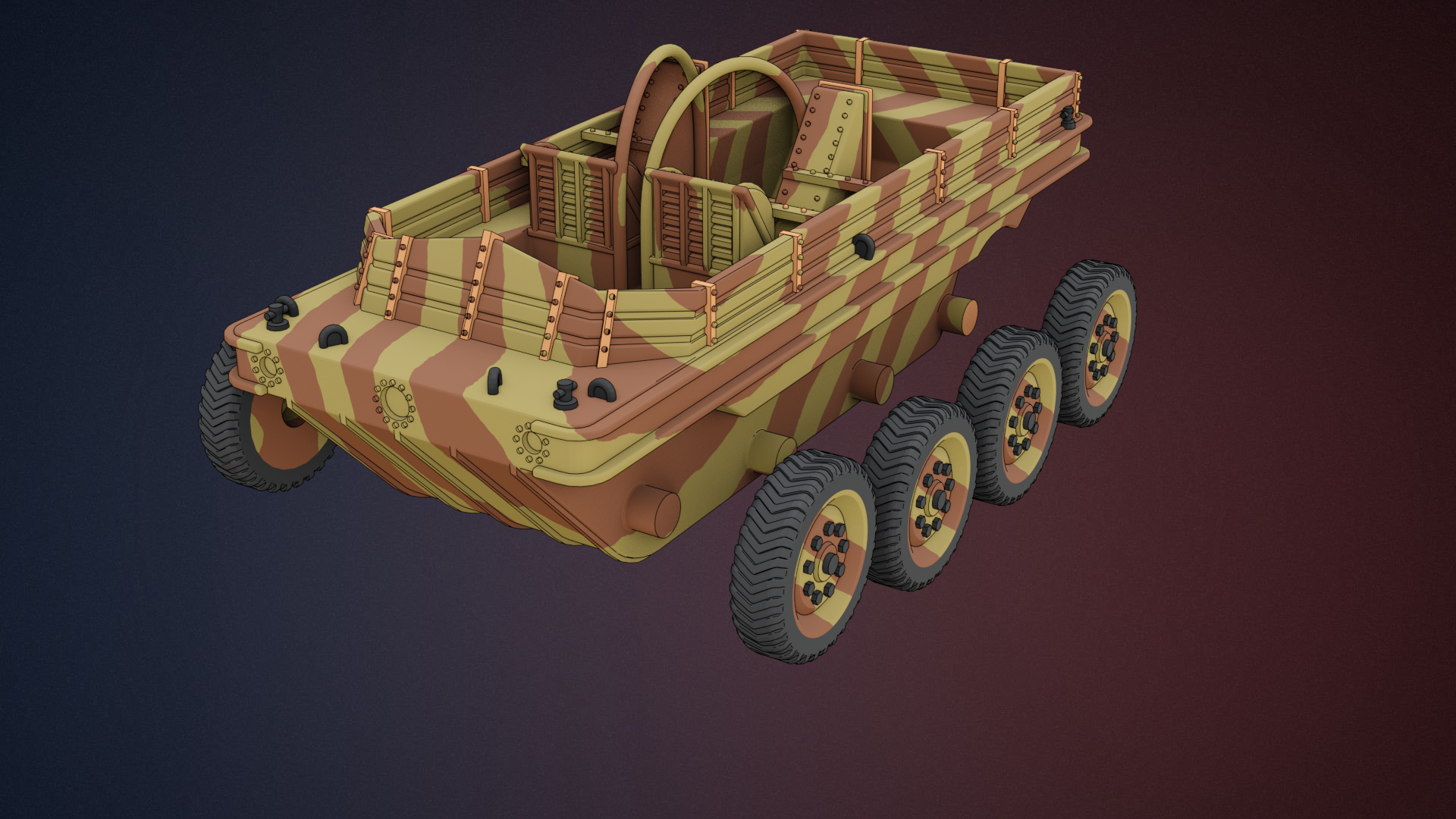 Terrapin - UK Army - wargame3d- 28mm Scale