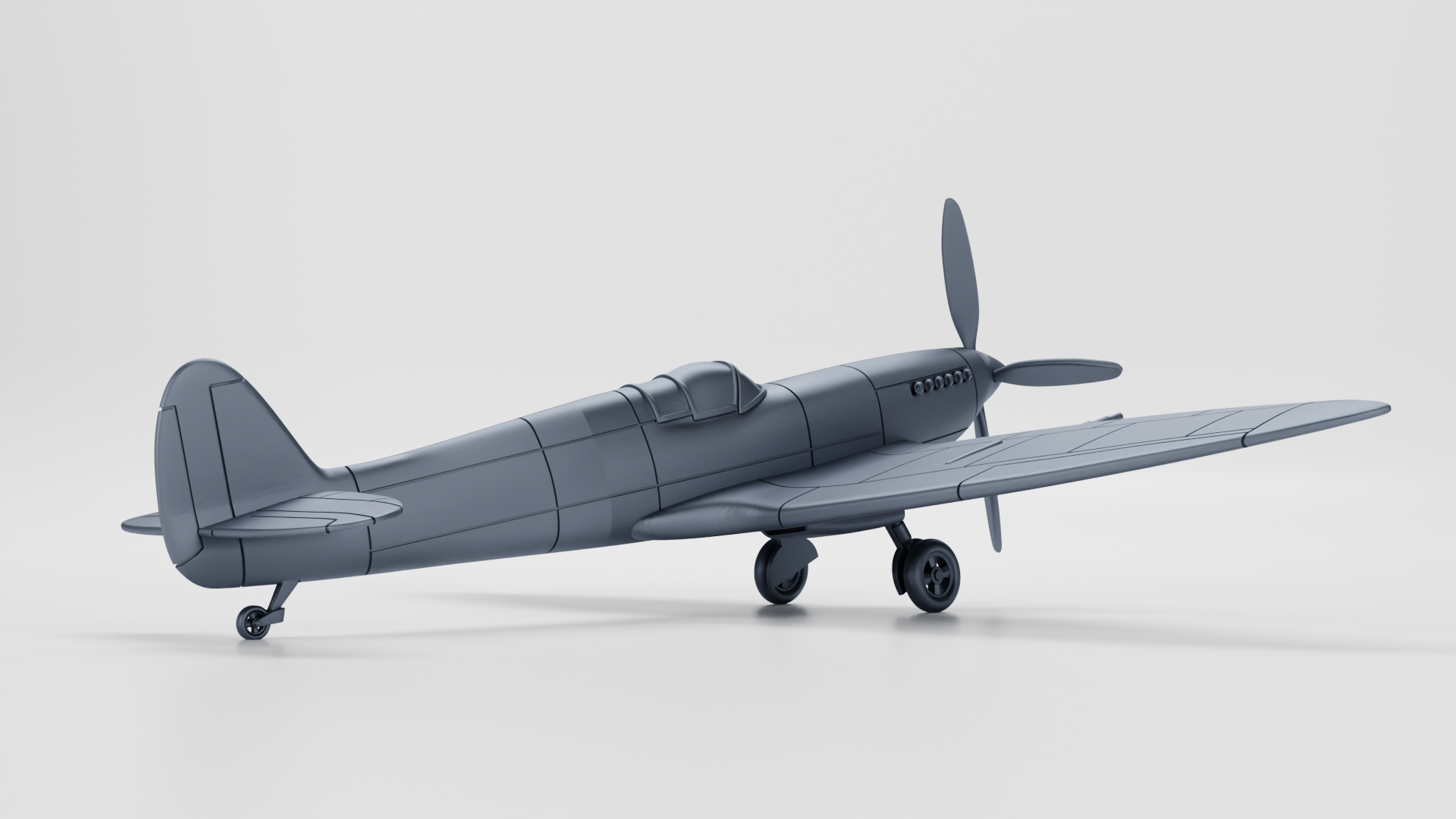 Spitfire Mk.IX - Juno Beach - UK Army - 28mm Scale - wargame3d