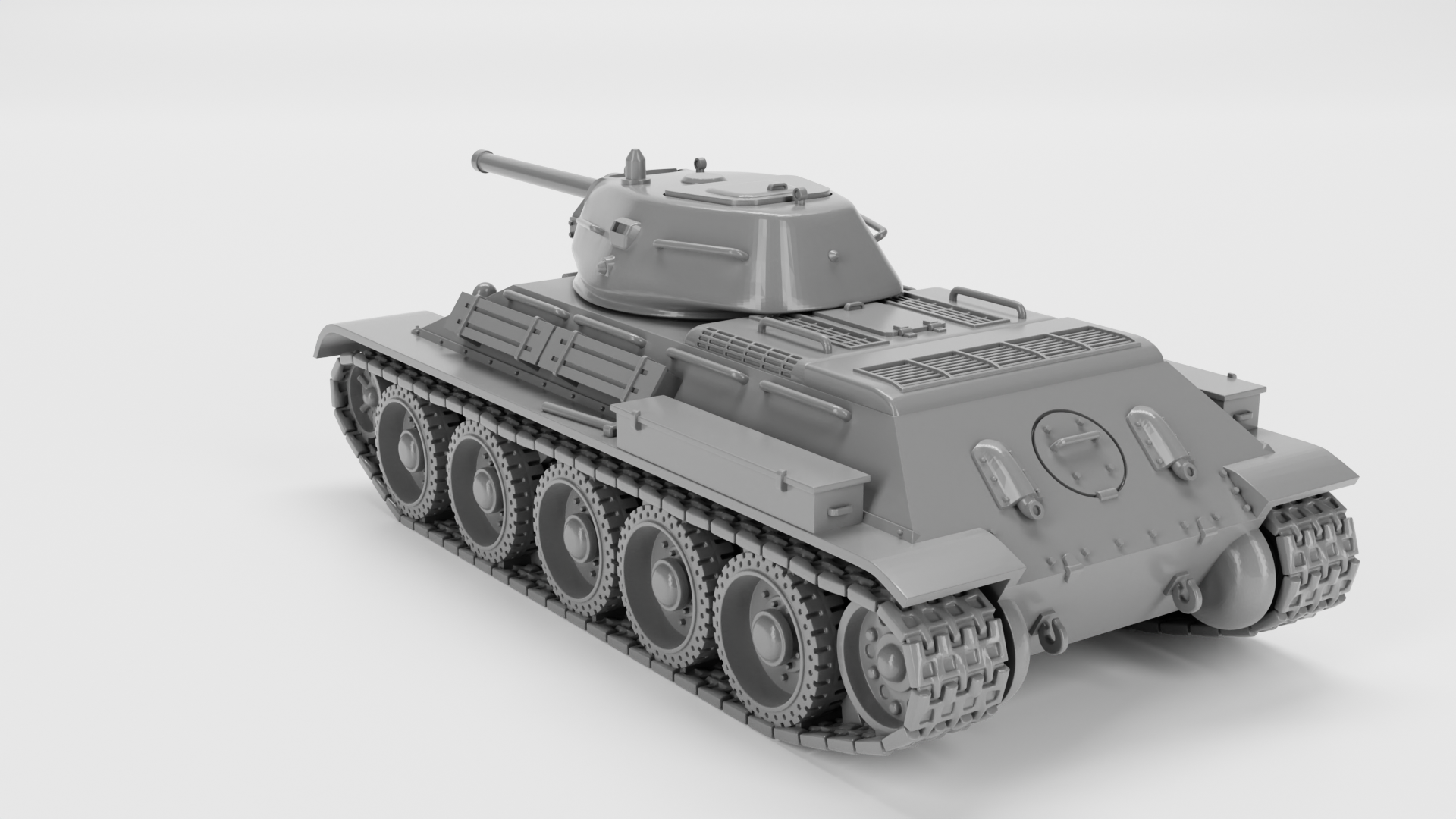 T34-76 model 1941 - Russian Army - wargame3d- 28mm Scale