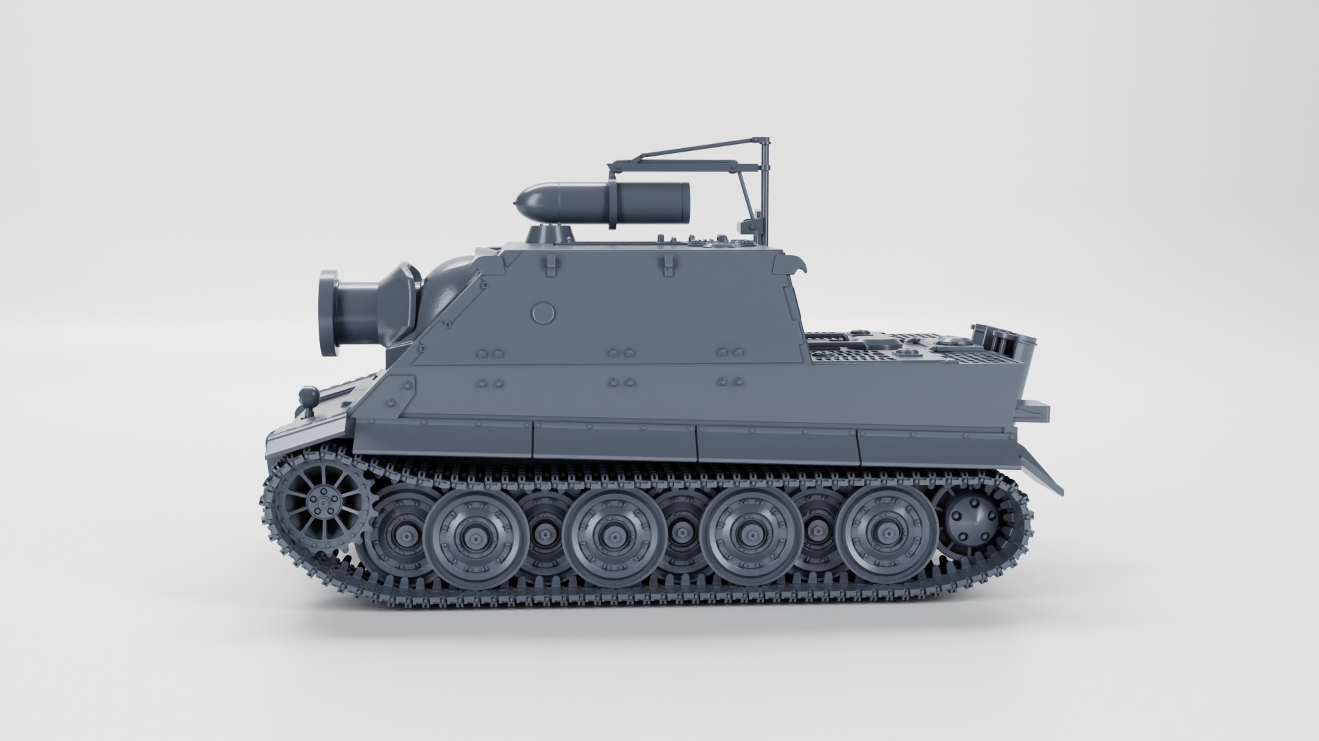 Sturmtiger - 38 cm RW61 auf Sturmmörser Tiger - German Sturmpanzer - WWII - German Army - wargame3d - 28mm Scale