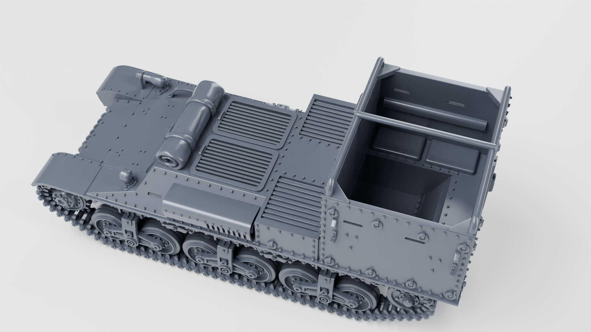 Beobachtungspanzer auf Lorraine Schlepper(f) - WWII - German Army - wargame3d - 28mm Scale