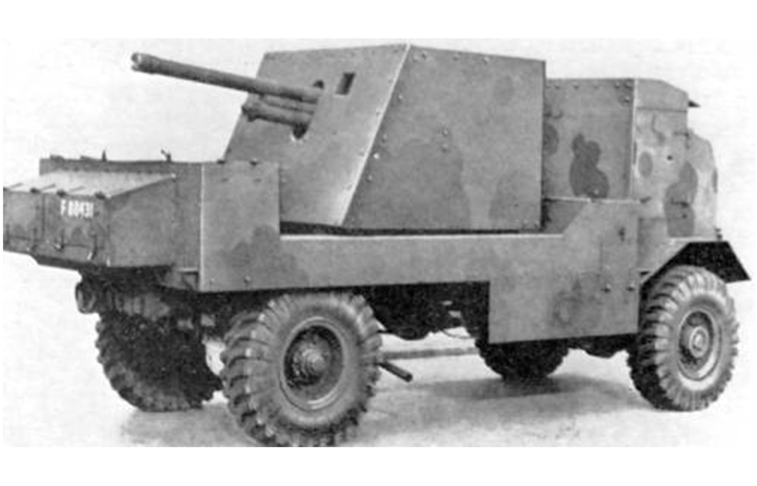 AEC Mk I Gun Carrier Deacon - UK Army - 28mm Scale - wargame3d