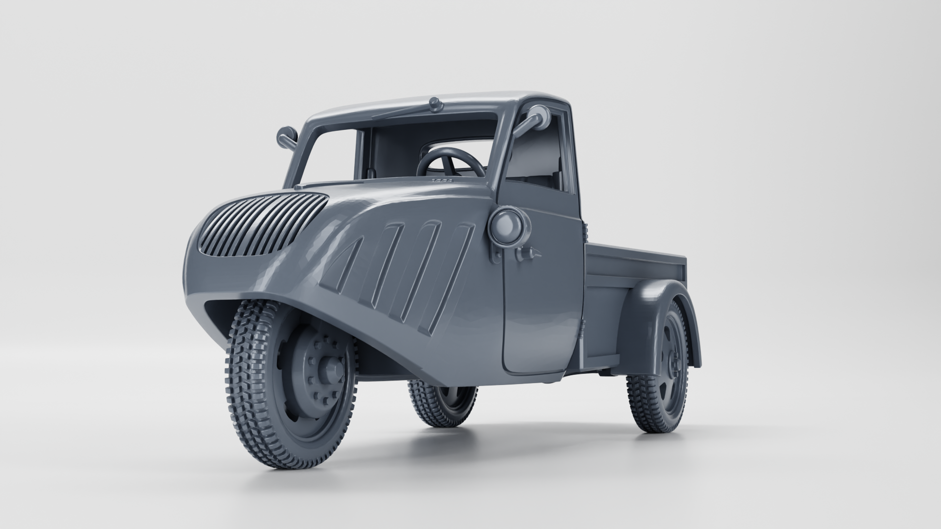 Framo 1933-3 Wheeler DKW-JF - Other Nations Passenger Vehicles - 28mm Scale - wargame3d
