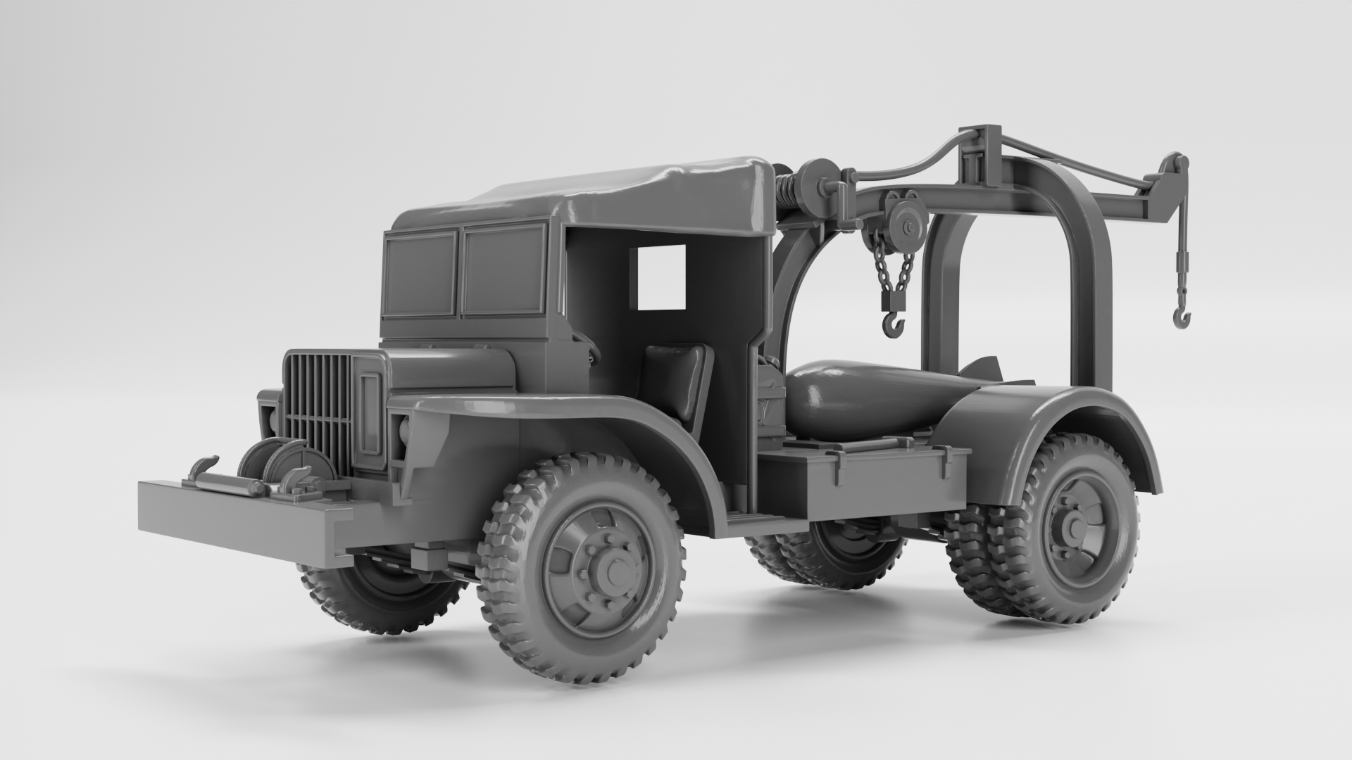 Ford GTBC Bomb Service Truck - US Army - 28mm Scale - wargame3d