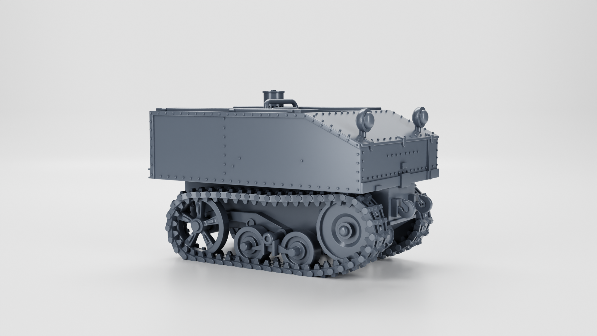 VCL Utility Tractor Type B Infantry - Belgian Army - 28mm Scale - wargame3d