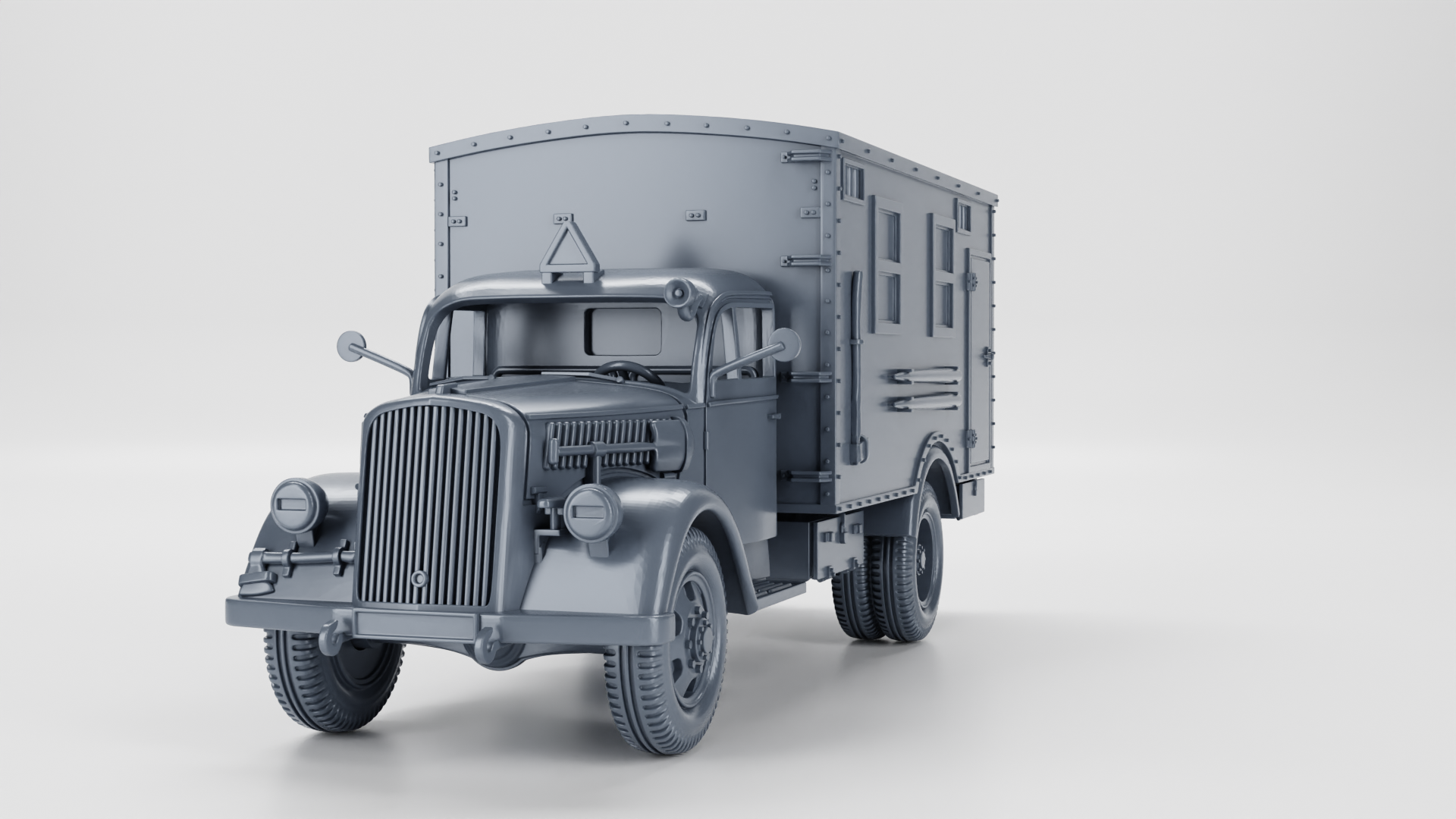 Opel Blitz C Command Car - Germany - wargame3d - 28mm Scale