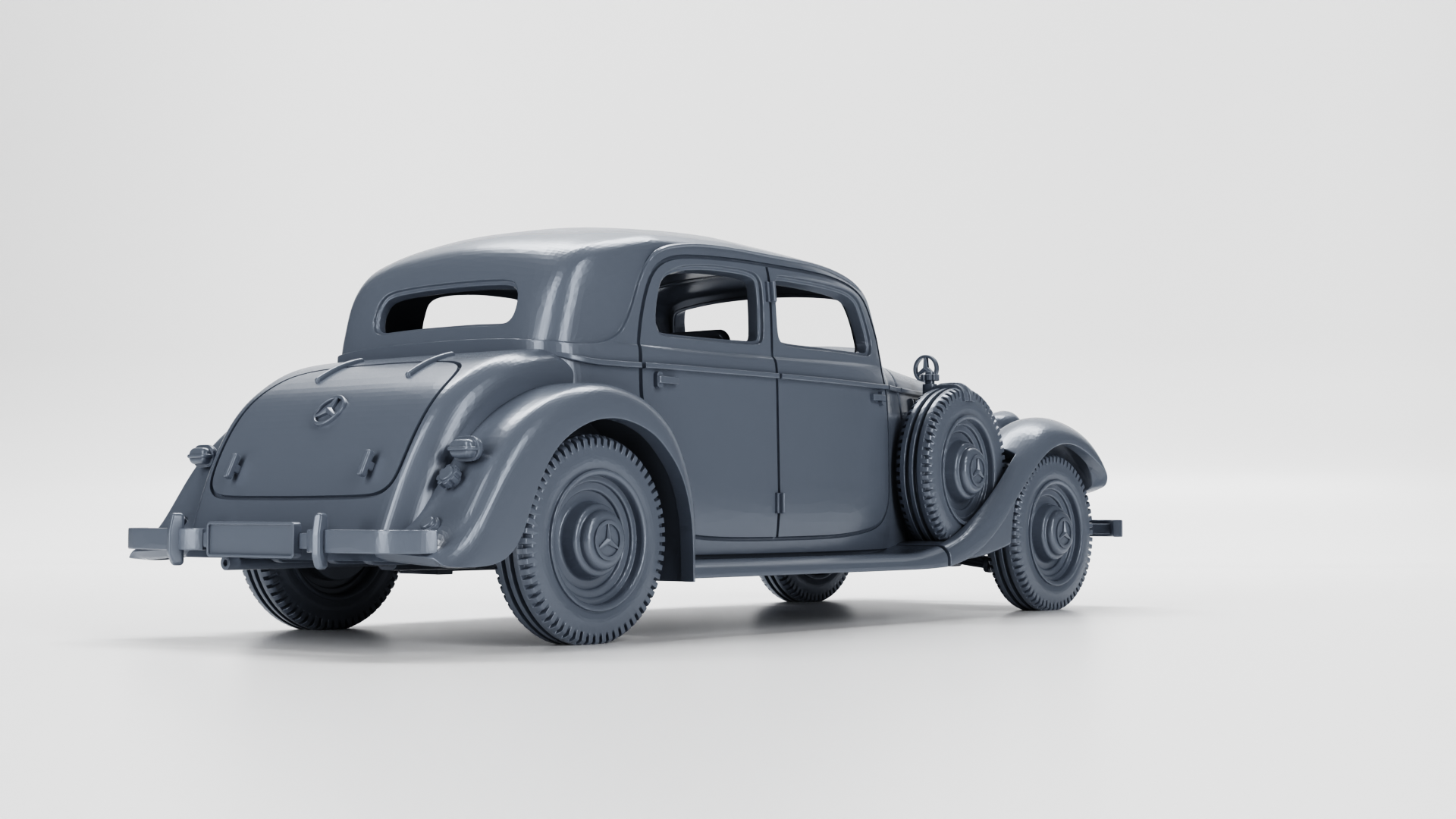 Mercedes 320 (W142) - Other Nations Passenger Vehicles - 28mm Scale - wargame3d