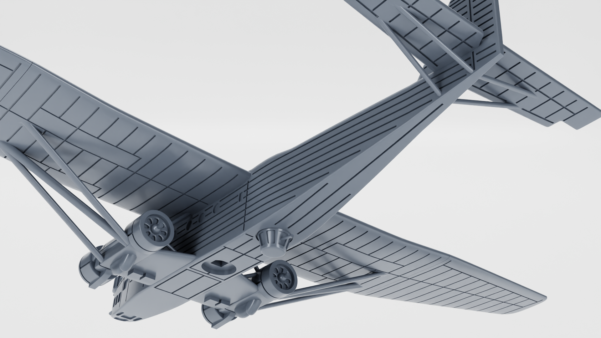 Farman F.220 - French Aircraft of WWII - 1:200 Scale - Great for Table Top War Games and Dioramas - Resin - wargame3d