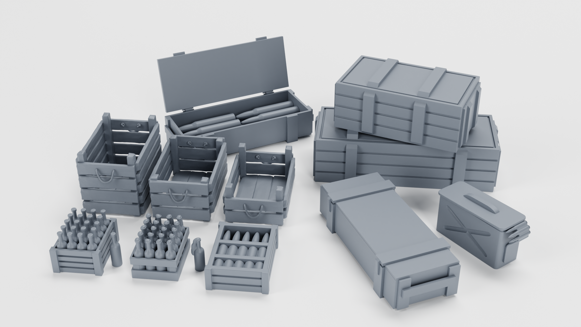 Stowage of WWII - wargame3d- 28mm Scale