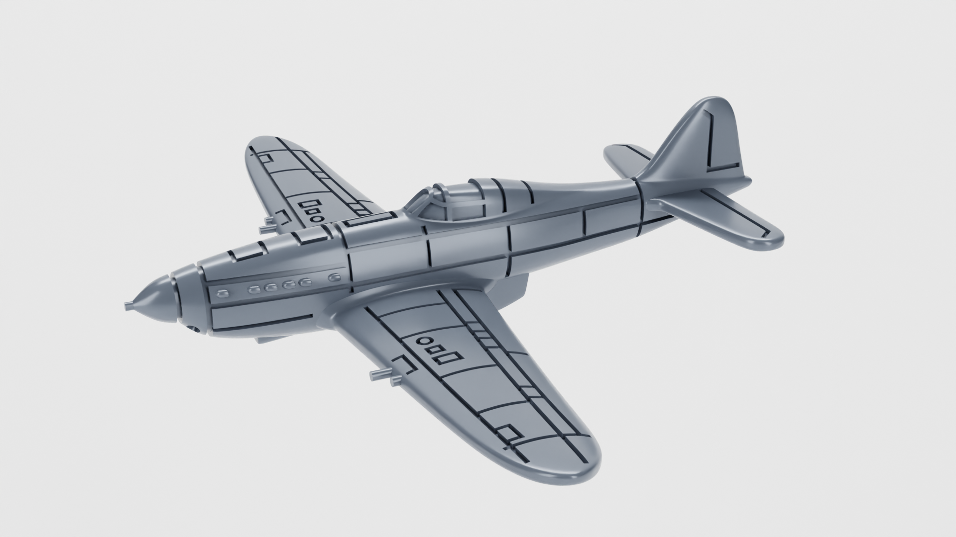 Arsenal VG33 - French Aircraft of WWII - 1:200 Scale - Great for Table Top War Games and Dioramas - Resin - wargame3d