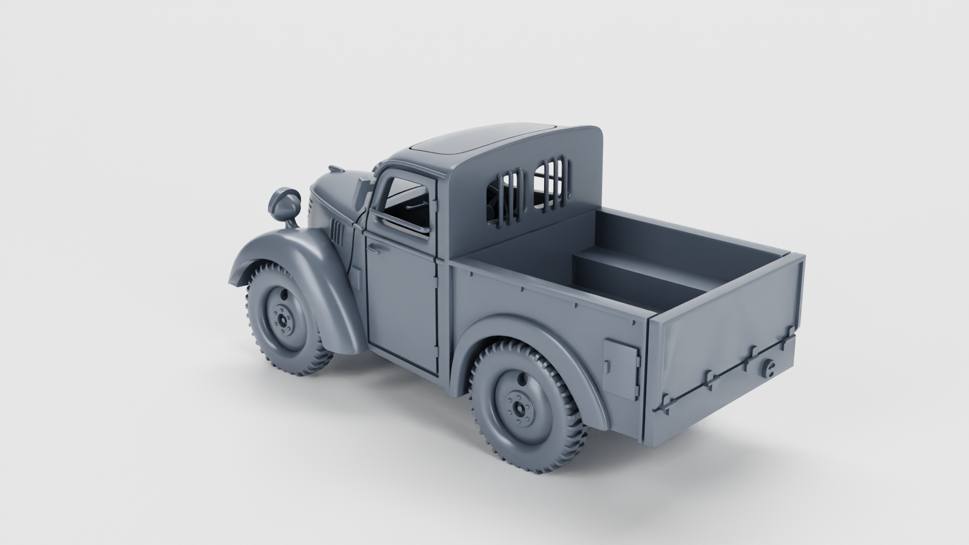 Type 95 Kurogane Pickup (Japan) - Japanese Army - 28mm Scale - wargame3d