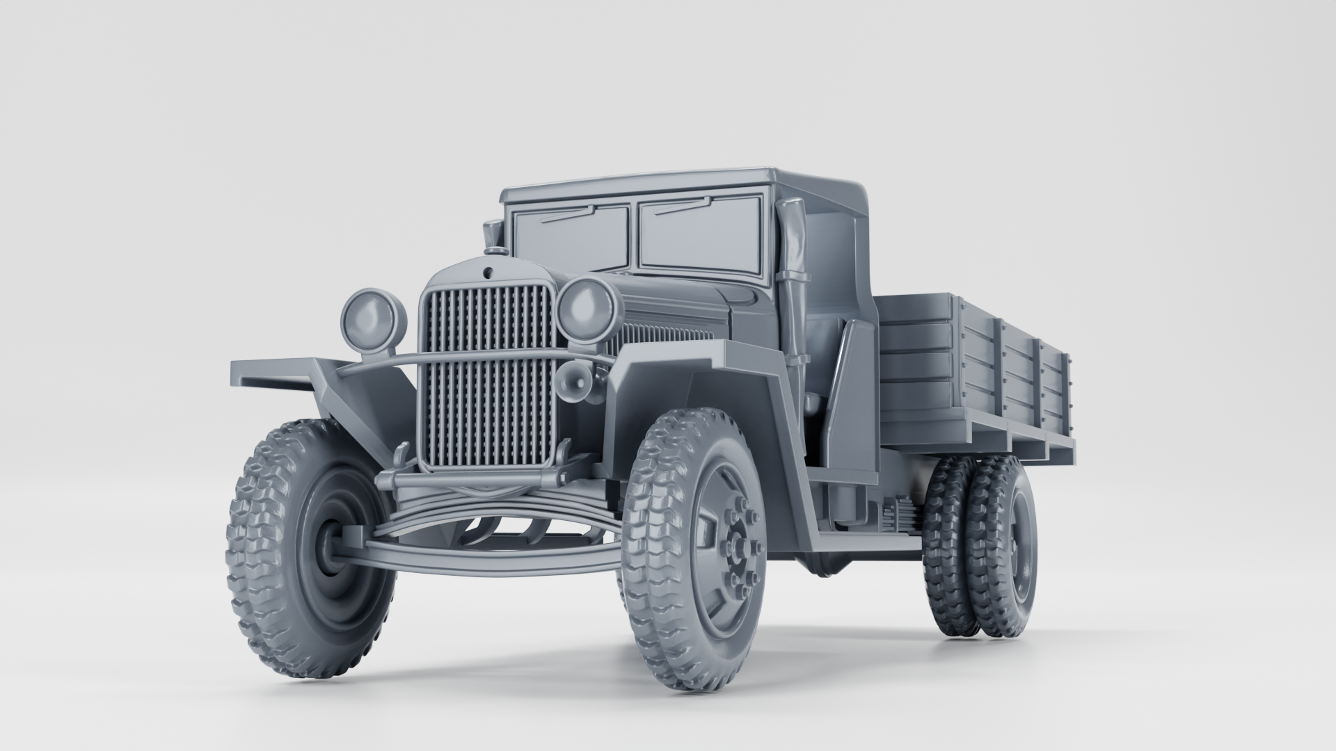 GAZ MM Light Truck - Russian Army - wargame3d- 28mm Scale