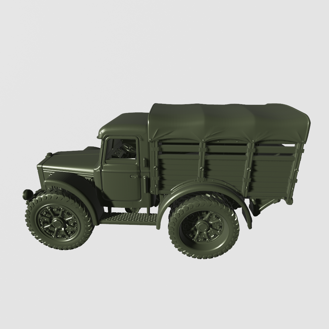 Trattore Breda TP40 - Italian Army - 28mm Scale - wargame3d