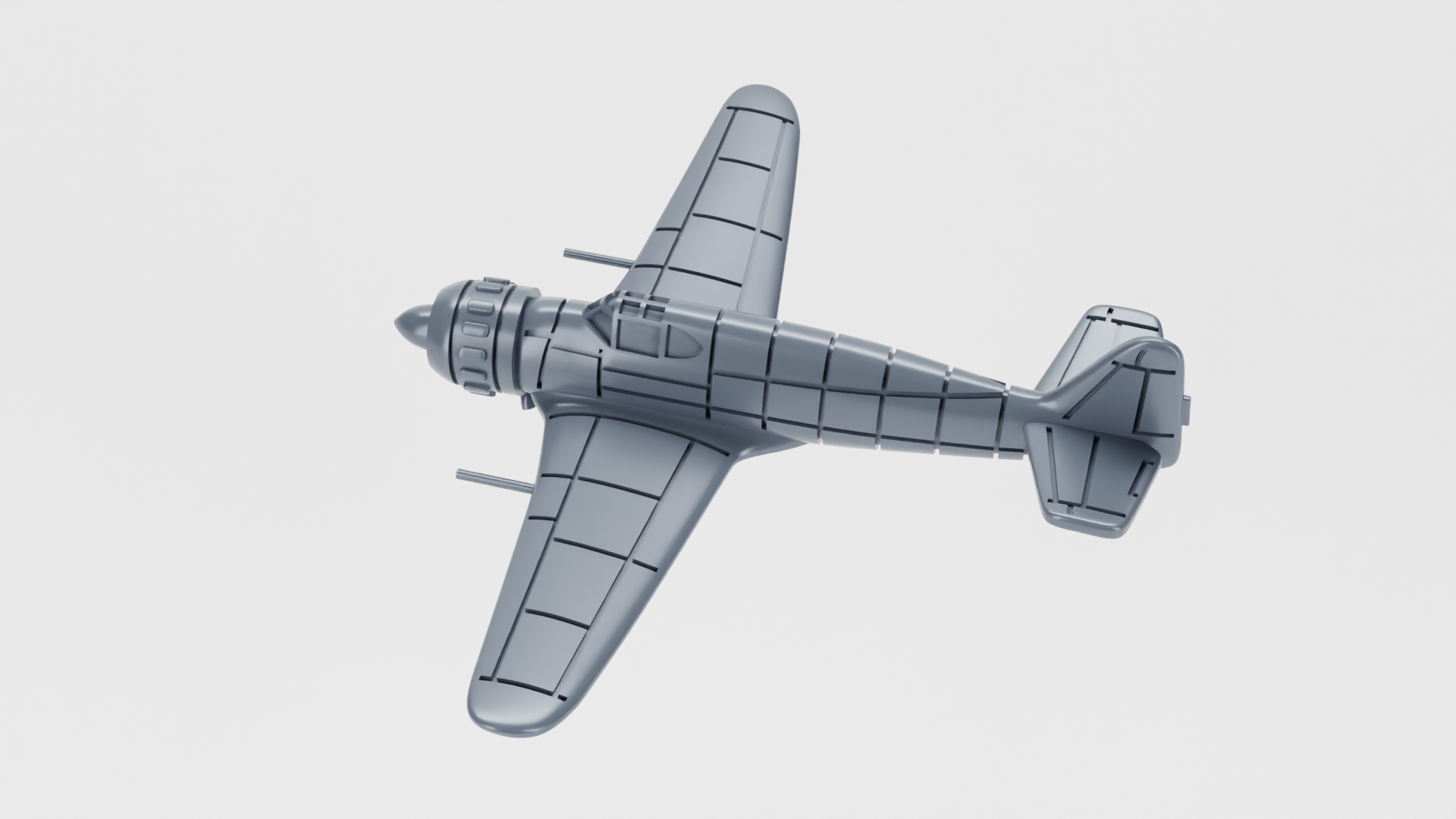 Bloch MB.152 - French Aircraft of WWII - 1:200 Scale - Great for Table Top War Games and Dioramas - Resin - wargame3d