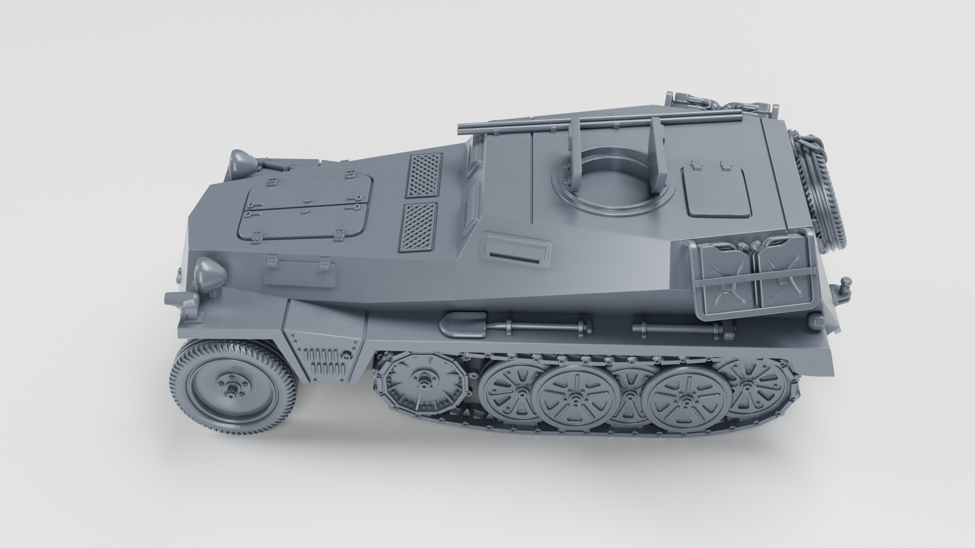 Sd.Kfz.253 Observation vehicle - German Army - 28mm Scale - wargame3d