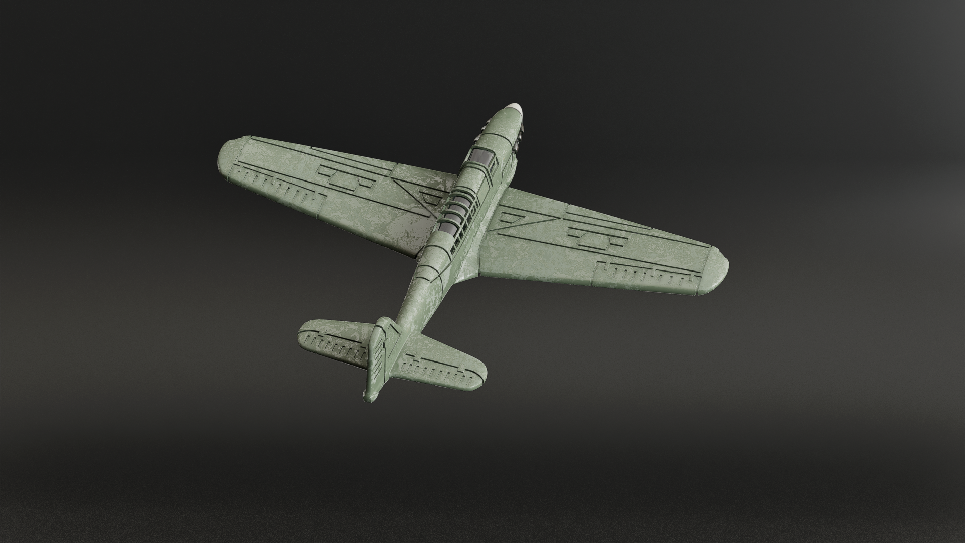 Fairey Fulmar Mk.II - Battle Planes of WWII - 1/200 Scale - wargame3d