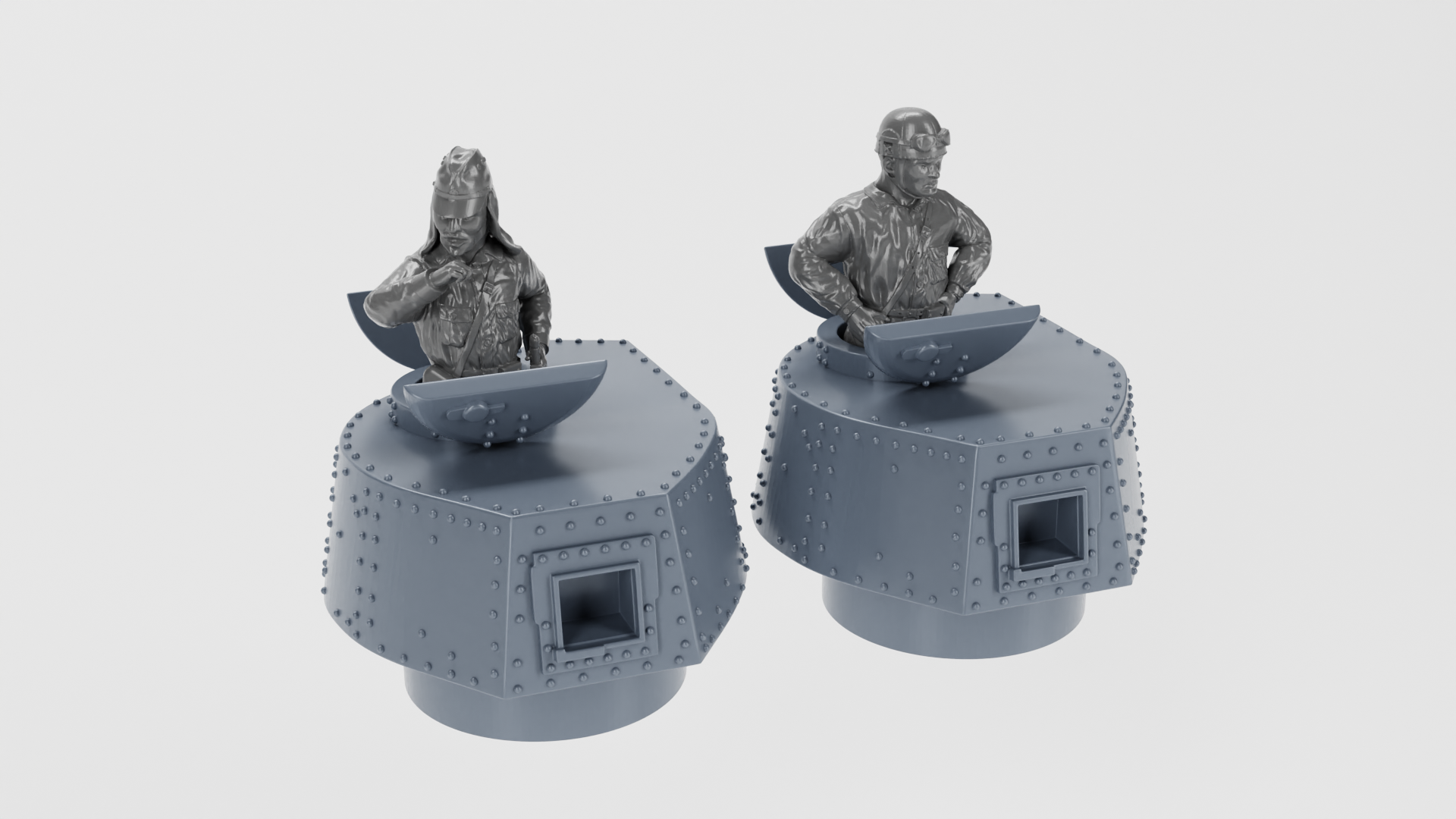 Type 95 So-Ki Armored Railroad Tankette - Japanese Army - 28mm Scale - wargame3d