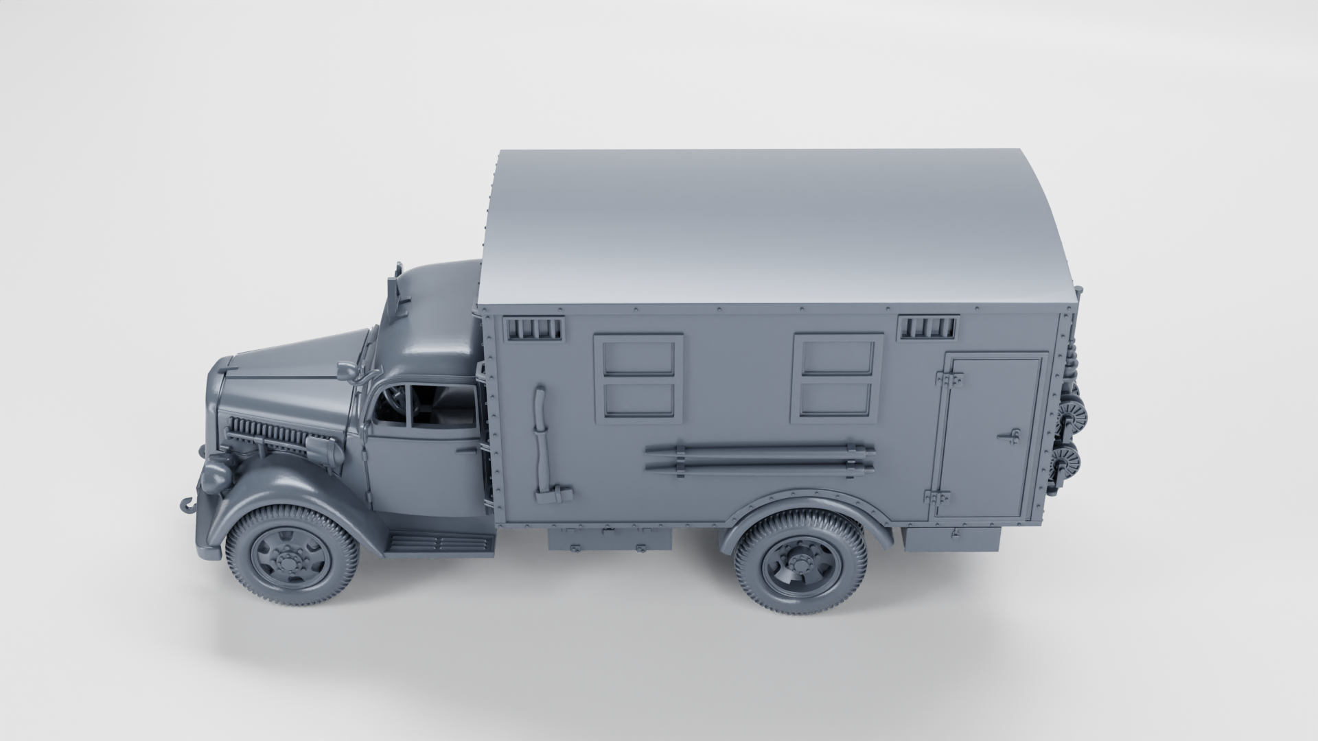 Opel Blitz C Command Car - Germany - wargame3d - 28mm Scale