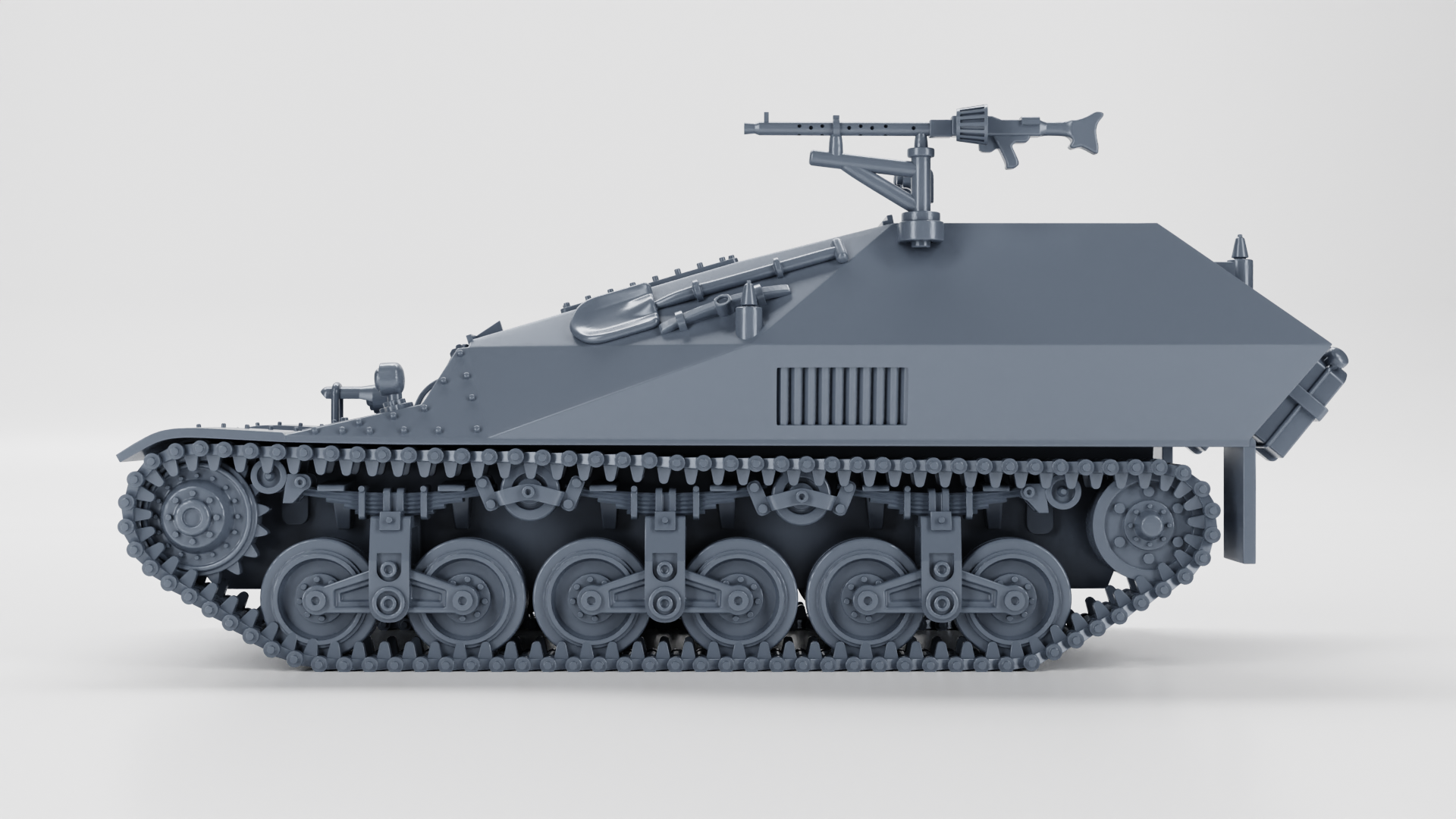 Grosser Funk und Beobachtungswagen auf GW Lorraine Schlepper (f) - WWII - German Army - wargame3d - 28mm Scale