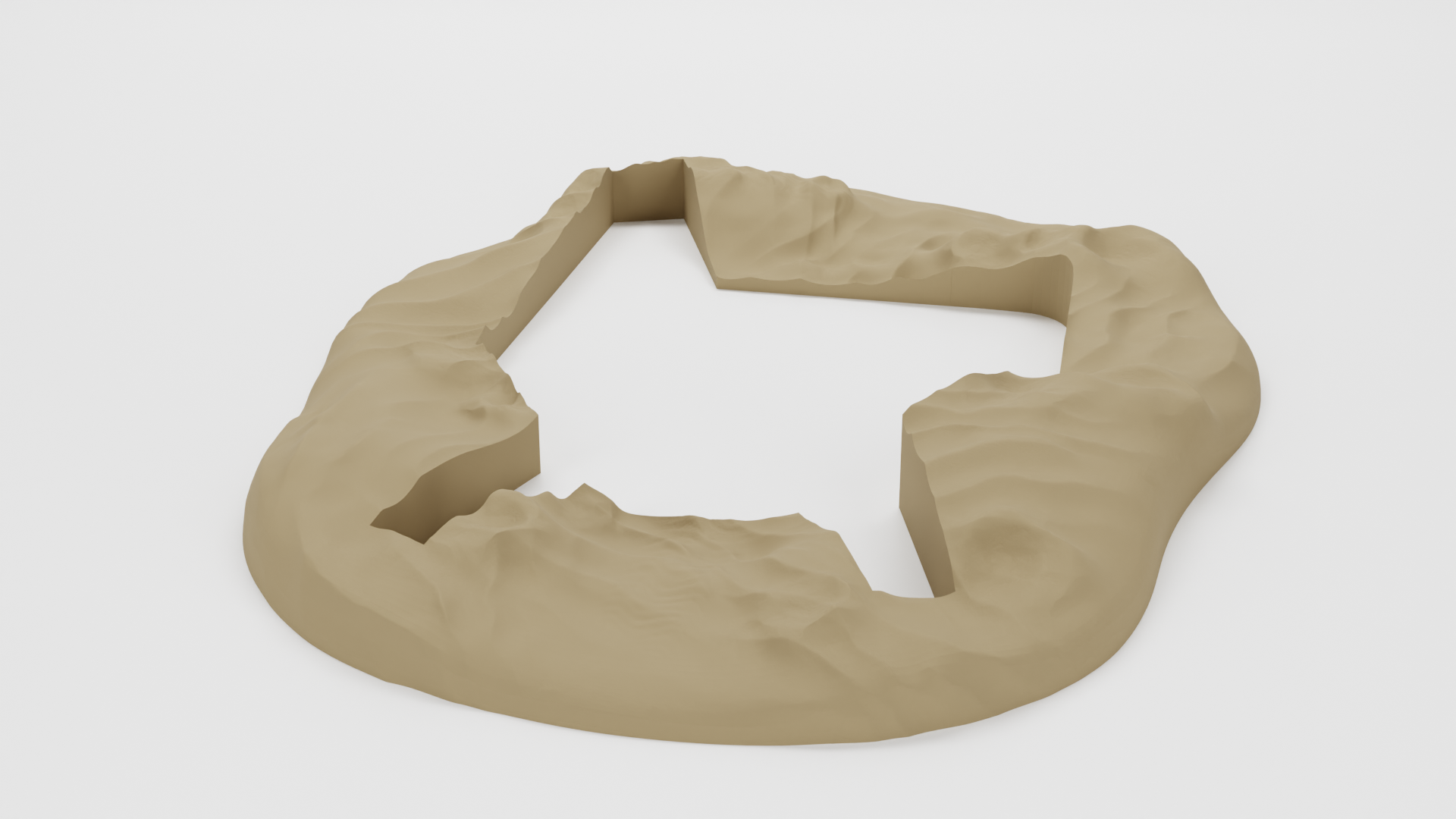 Bunker Regelbau (Germany) - Massive Bunker 49 X 64 cm!- Juno Beach - 28mm Scale - wargame3d