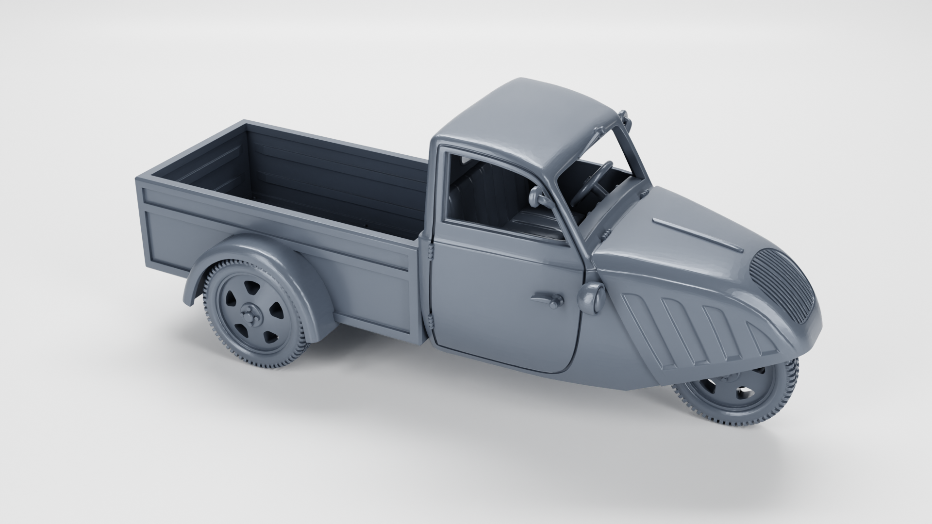 Framo 1933-3 Wheeler DKW-JF - Other Nations Passenger Vehicles - 28mm Scale - wargame3d