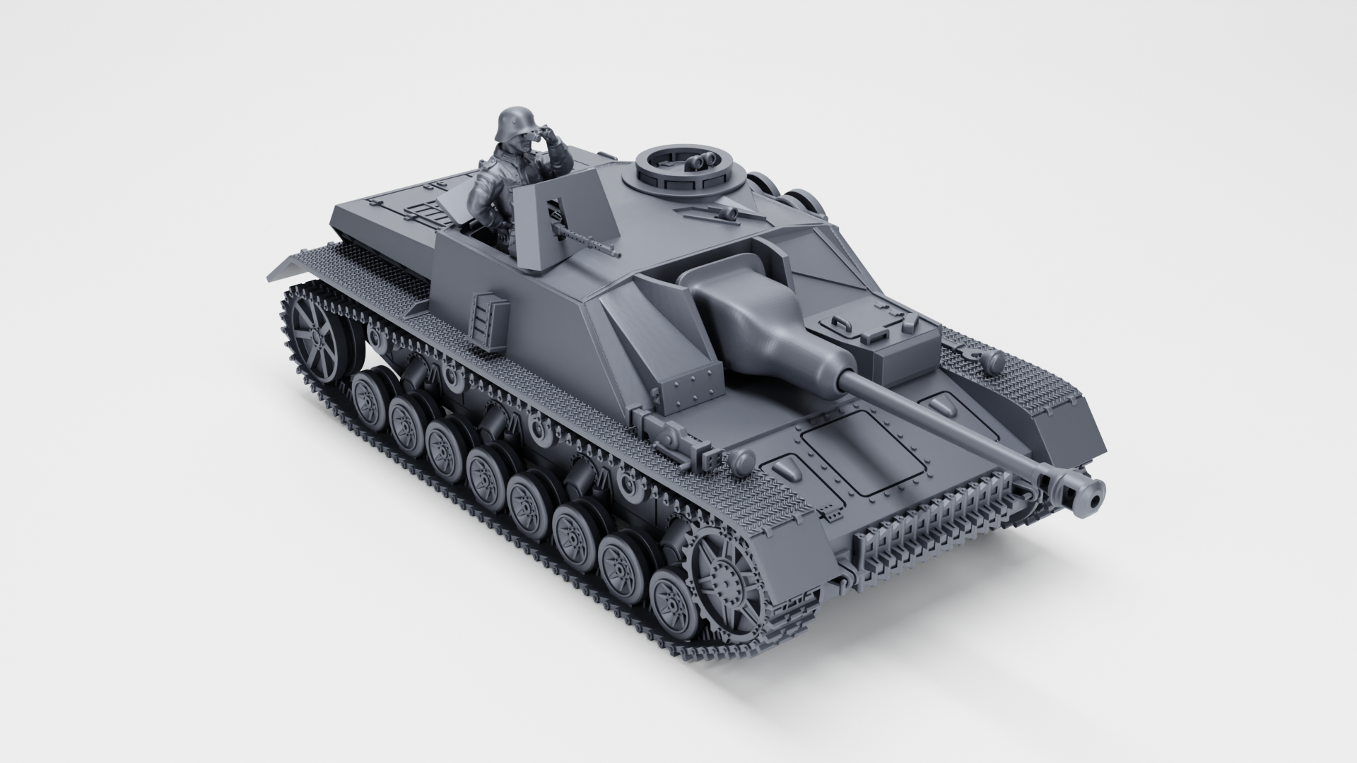STUG IV (Sturmgeschütz IV) - German Sturmpanzer - WWII - German Army - wargame3d - 28mm Scale