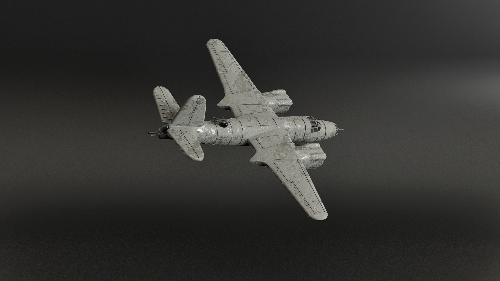 Martin Marauder B-26 - Battle Planes of WWII - 1/200 Scale - wargame3d