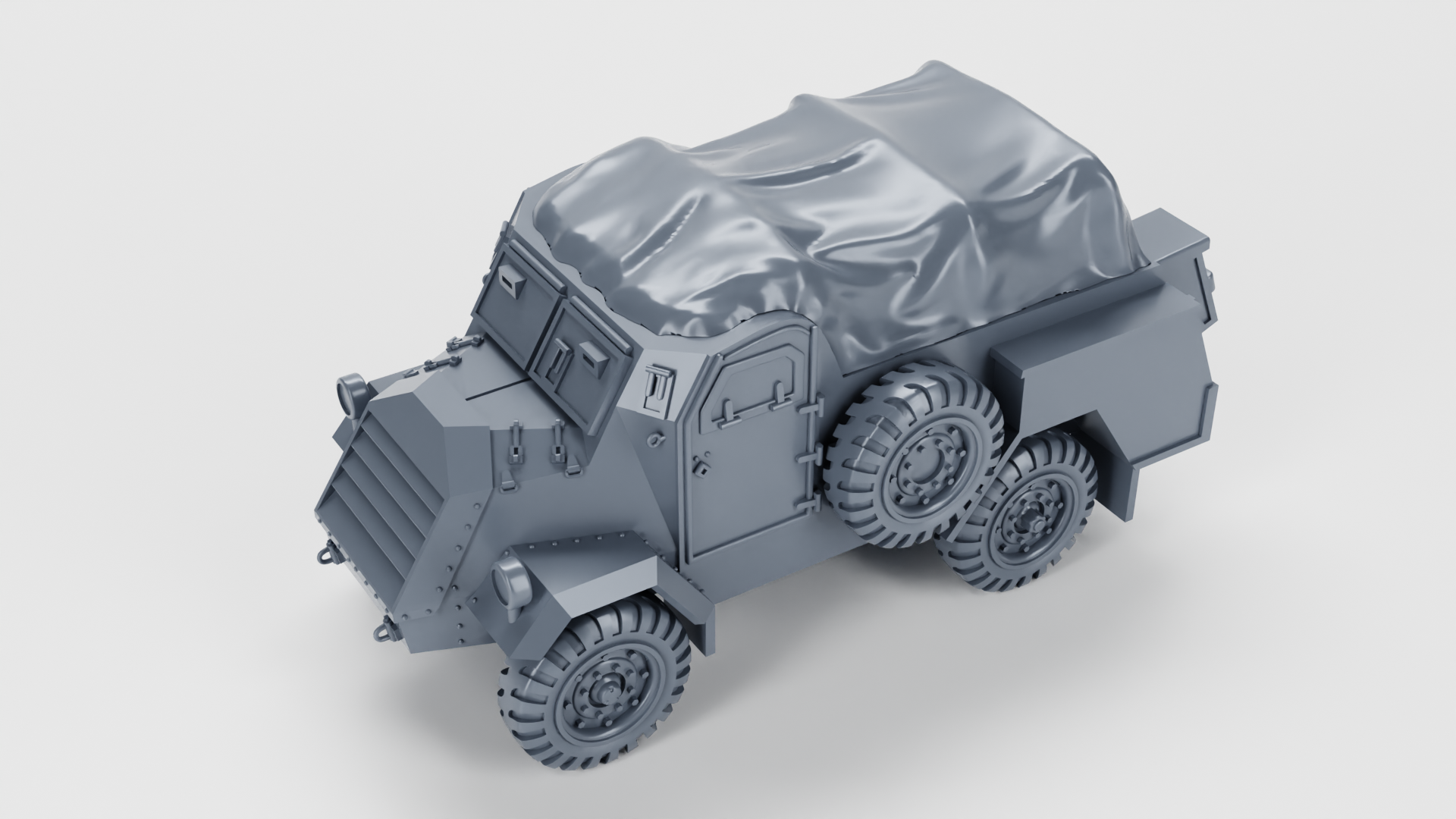 CMP CT-15A Armored Personal Carrier (4x4, 15 CWT) - Canadian Fighting Vehicles - 28mm Scale - wargame3d