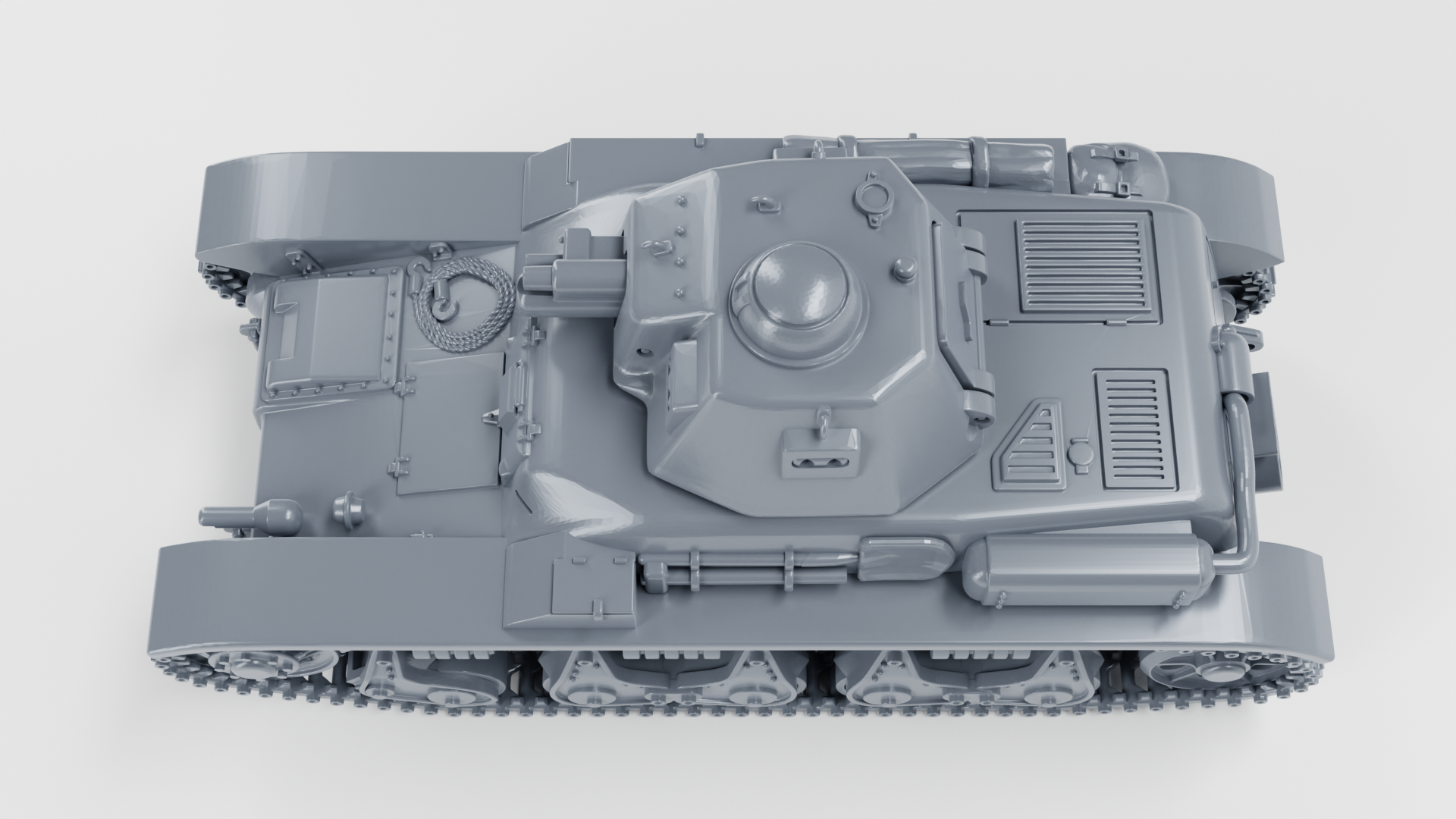 Light Tank Renault R35 - French Army - 28mm Scale - wargame3d