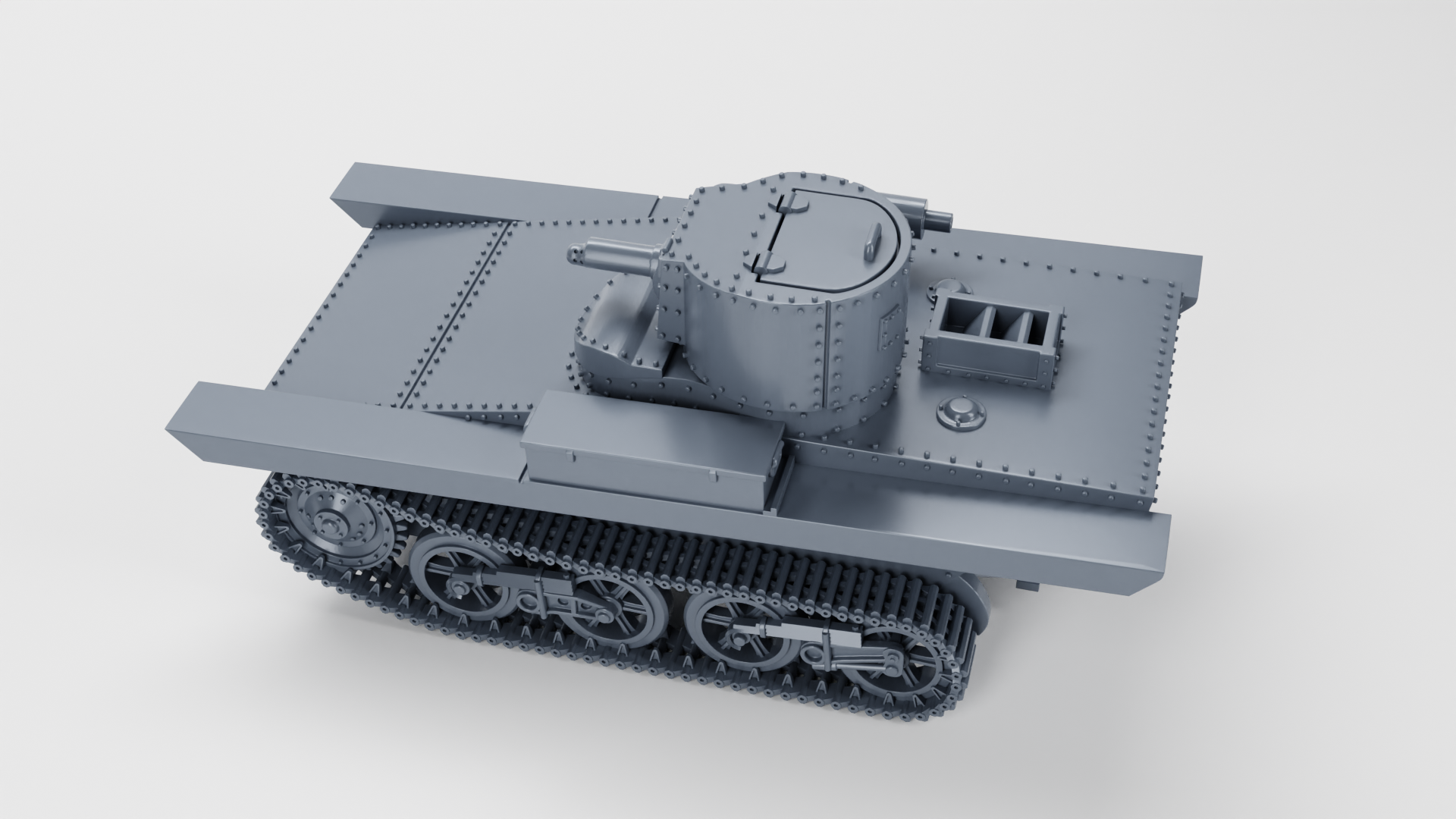 Vickers Carden-Loyd M1931 Light Amphibious Tank - UK - wargame3d - 28mm Scale