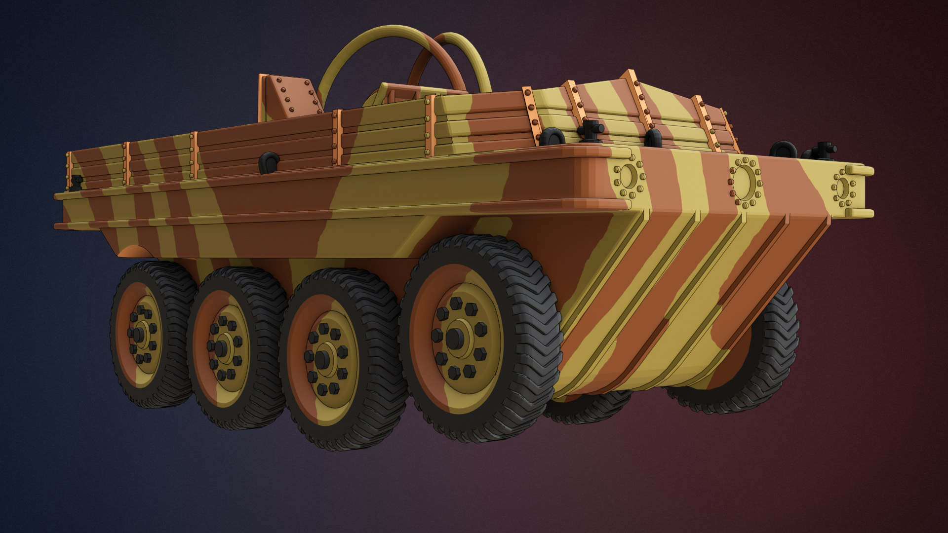 Terrapin - UK Army - wargame3d- 28mm Scale