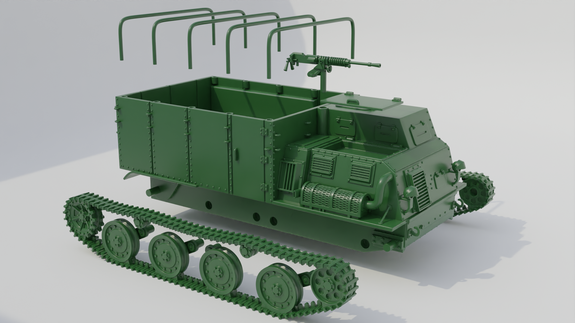 Type 1 Ho-Ki APC - Japanese Army - 28mm Scale - wargame3d