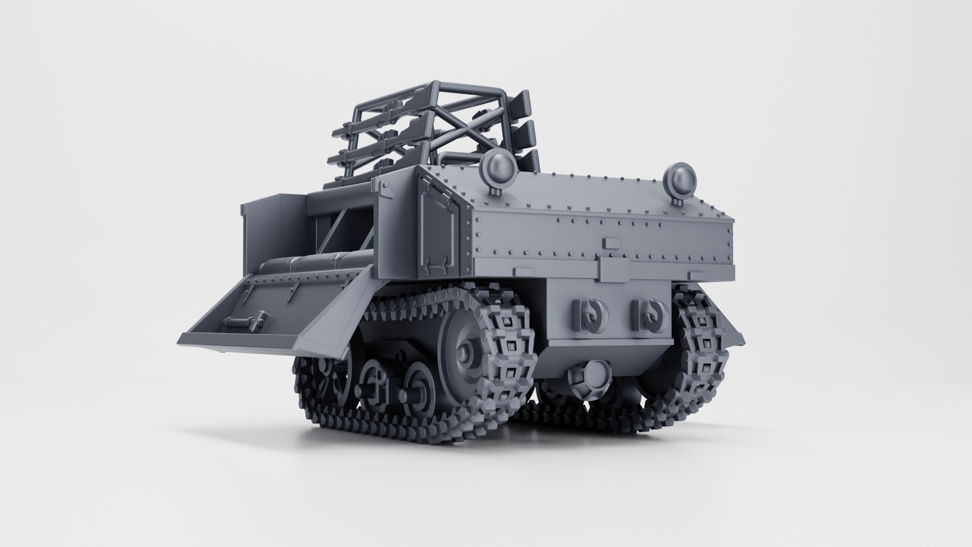 Vickers Utility Tractor VLC (Dutch version) - Fighting Vehicles of the East Indies Armies - UK Army - 28mm Scale - wargame3d
