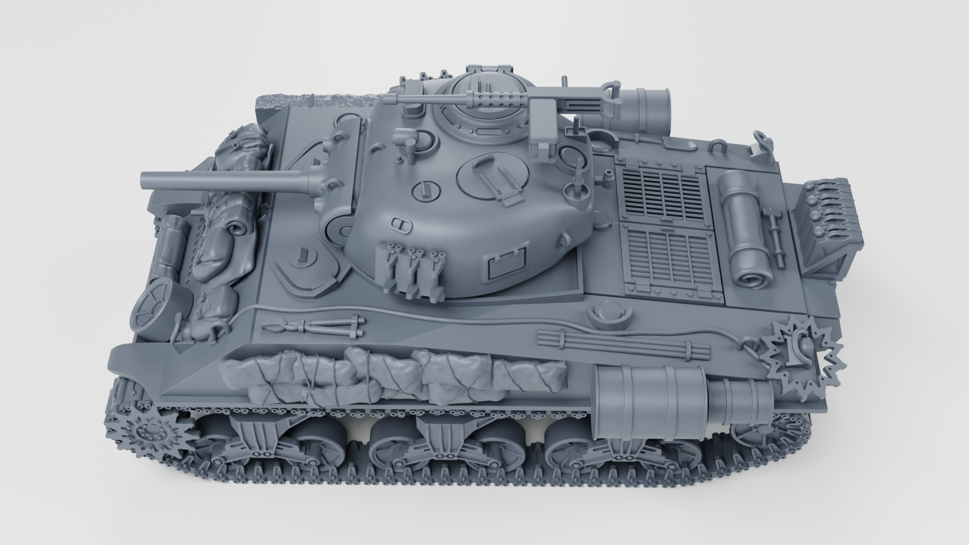 Stowage for Sherman Tanks - Tanks and Stowage Of WWII - wargame3d