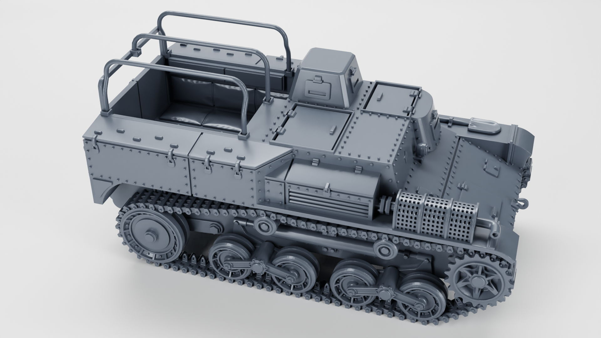 Type 98 So-Da Carrier - Japanese Army - 28mm Scale - wargame3d