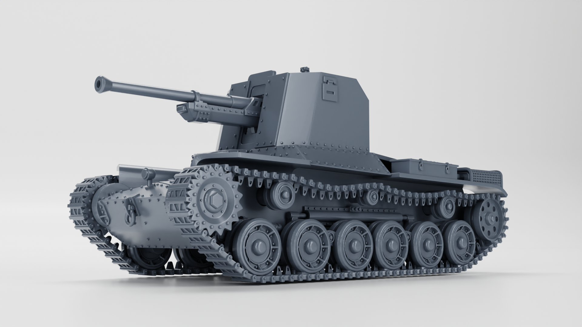 Type 1 Ho-Ni I SPG - Japanese Army - 28mm Scale - wargame3d